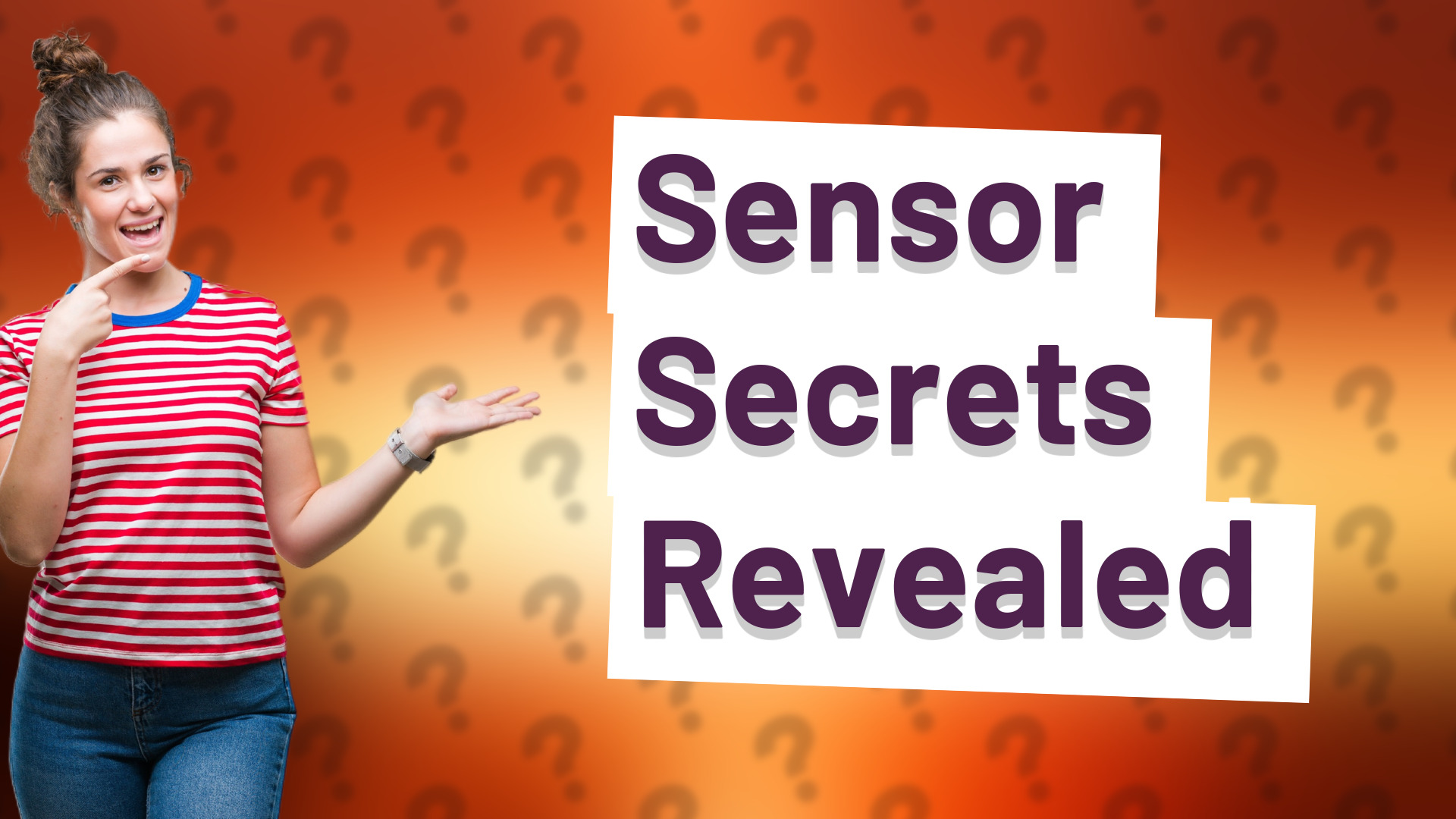 Sensor Secrets Revealed