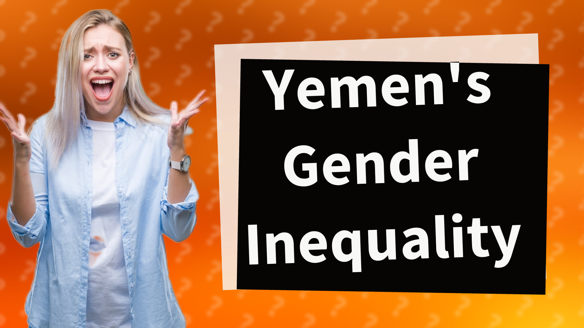 Yemen's Gender Inequality