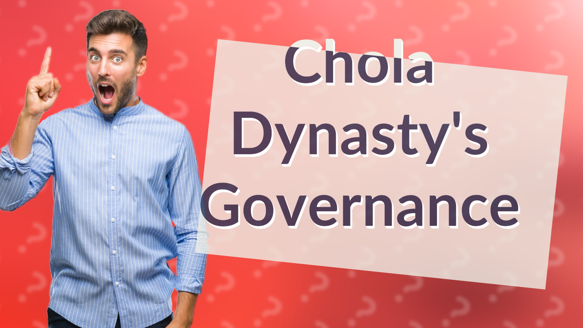 Chola Dynasty's Governance