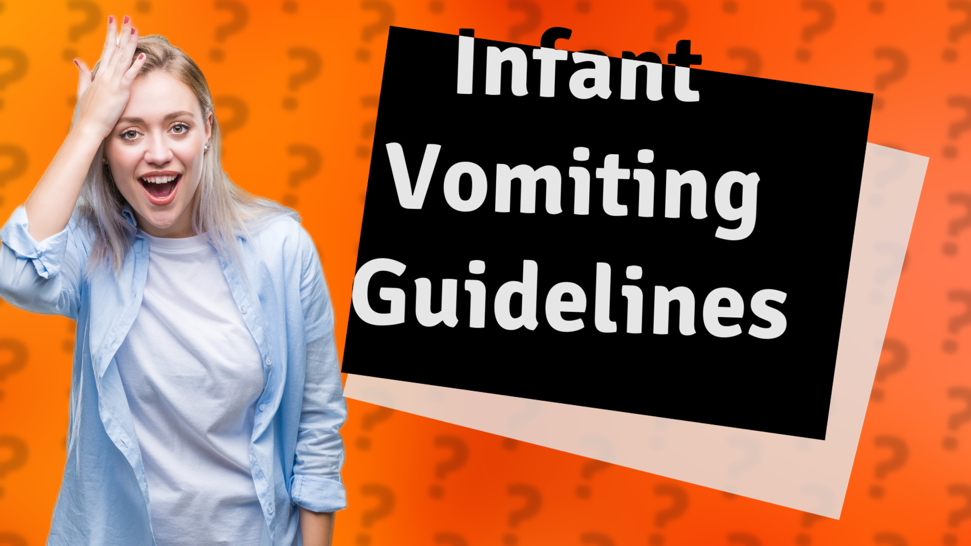 Infant Vomiting Guidelines