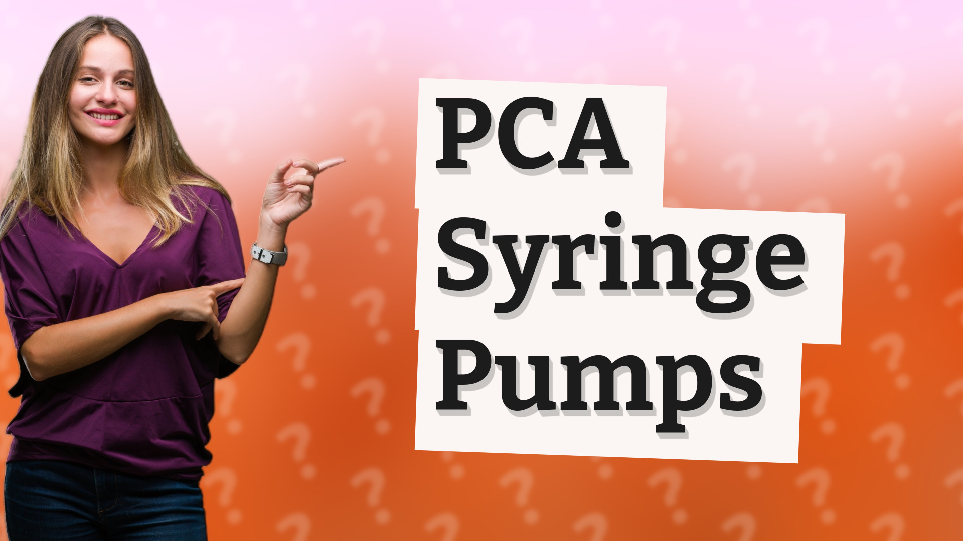 PCA Syringe Pumps