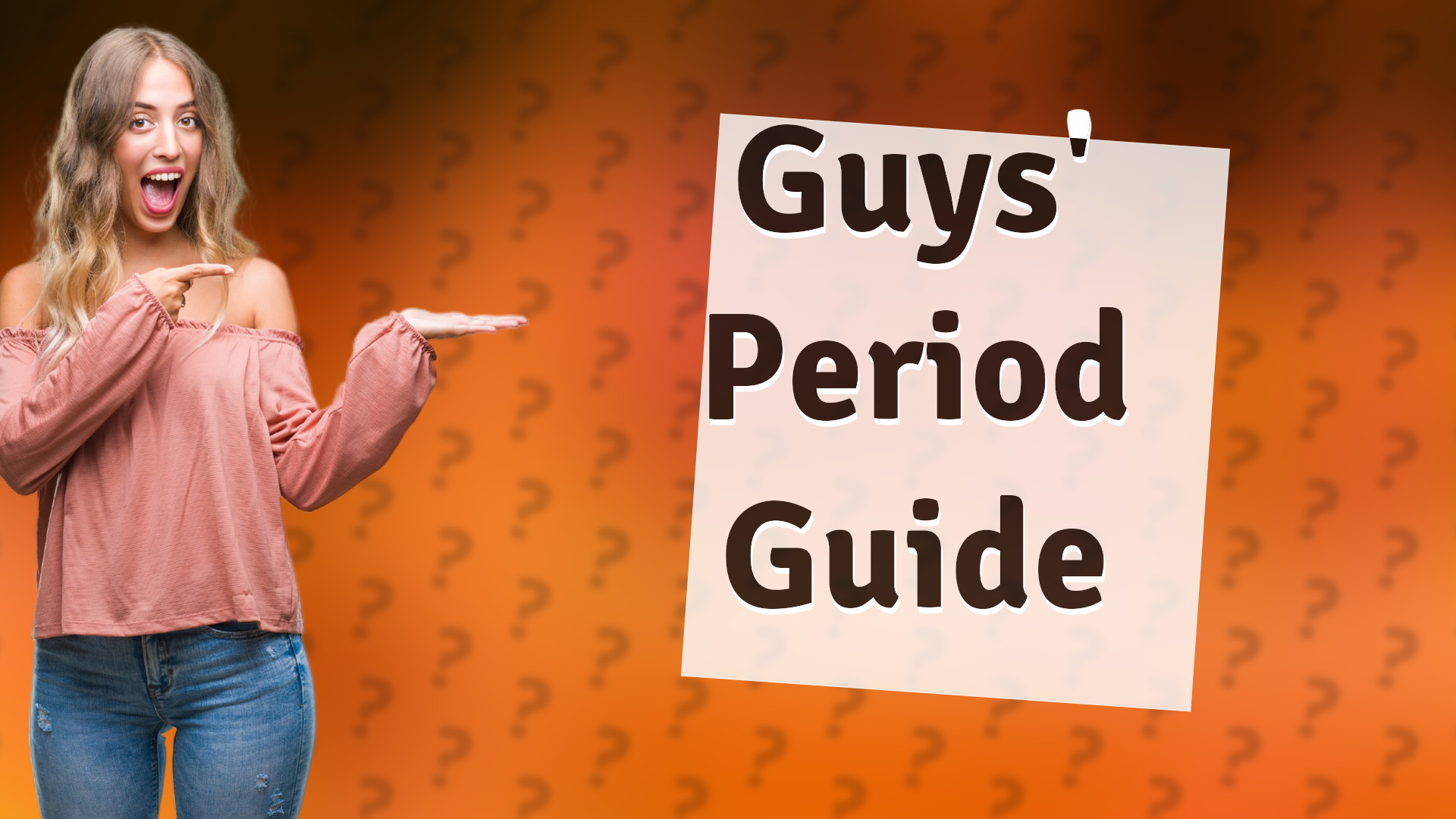 Guys' Period Guide