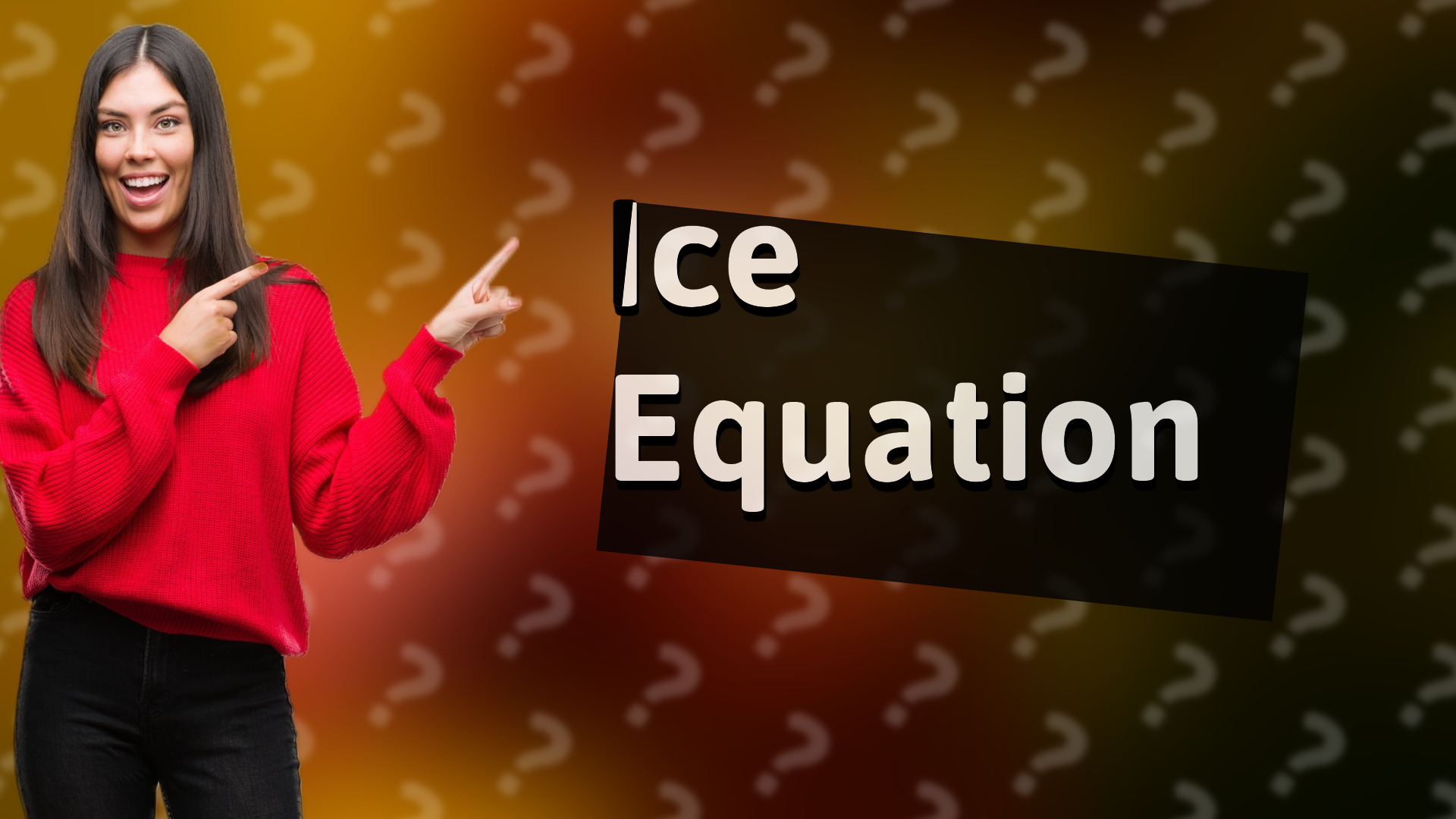 Ice Equation