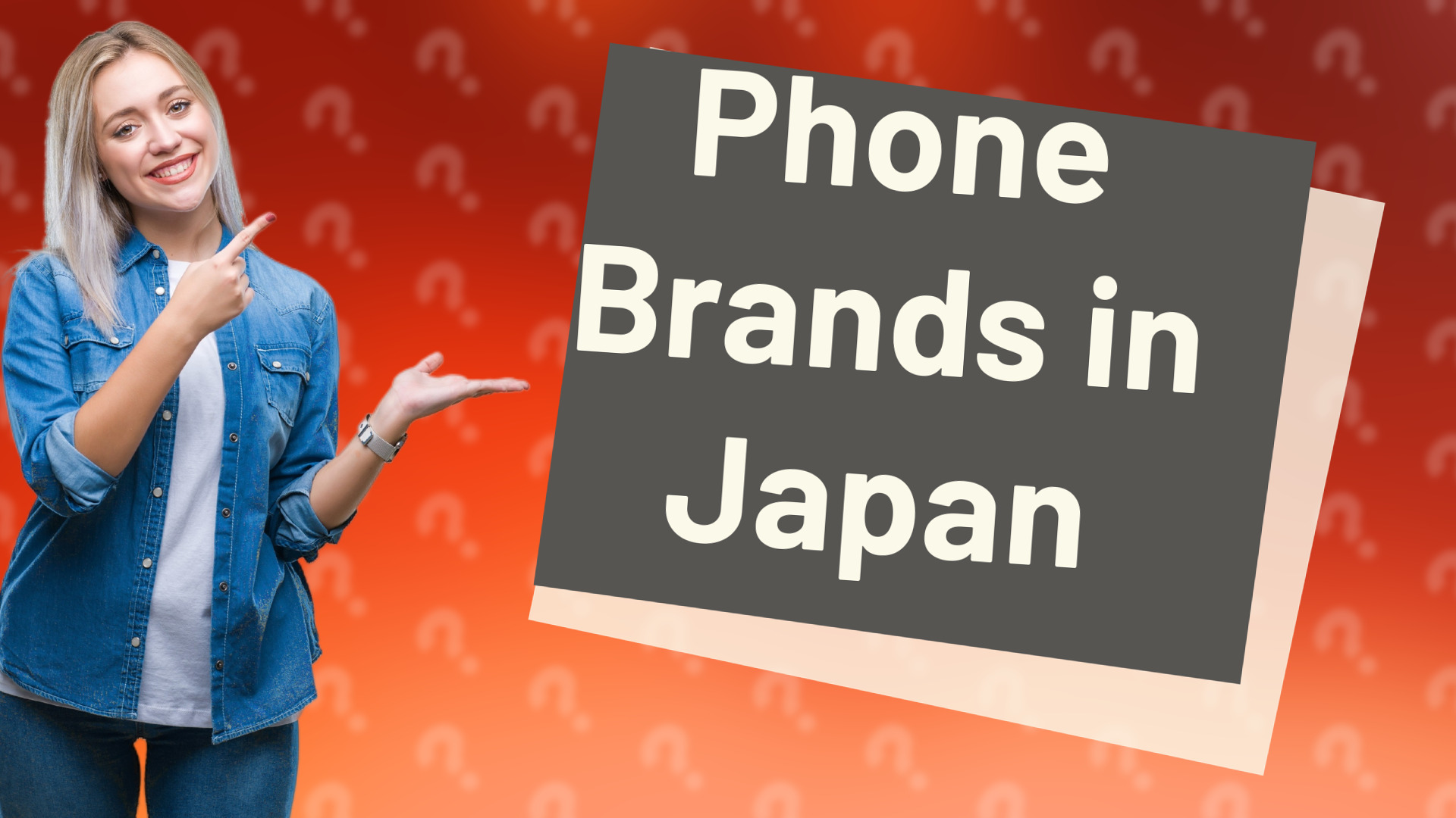 Phone Brands in Japan