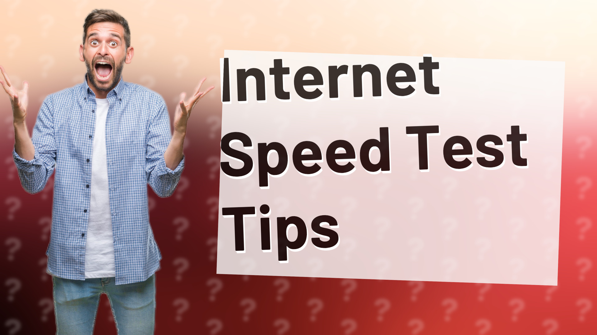 Internet Speed Test Tips