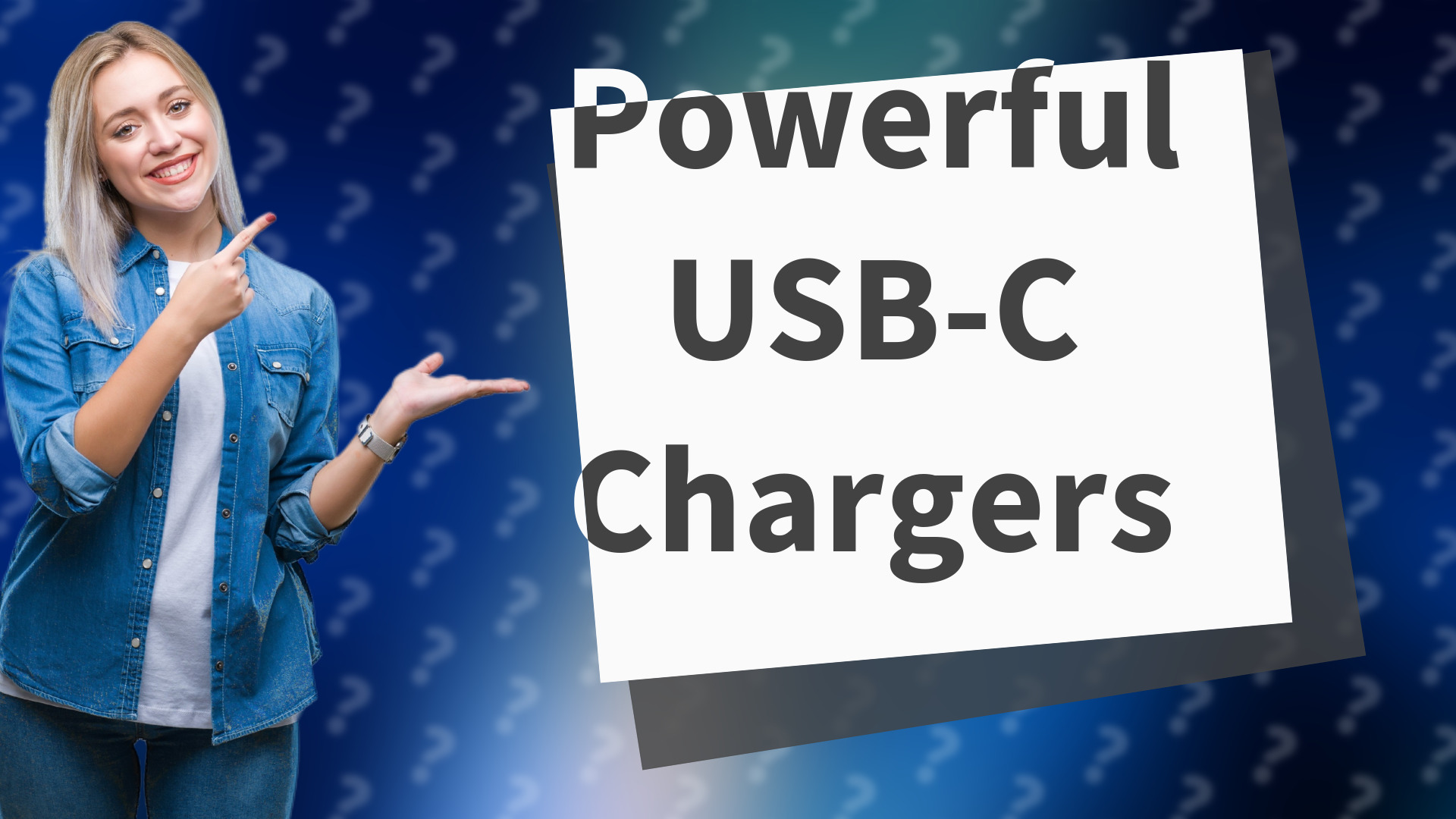 Powerful USB-C Chargers