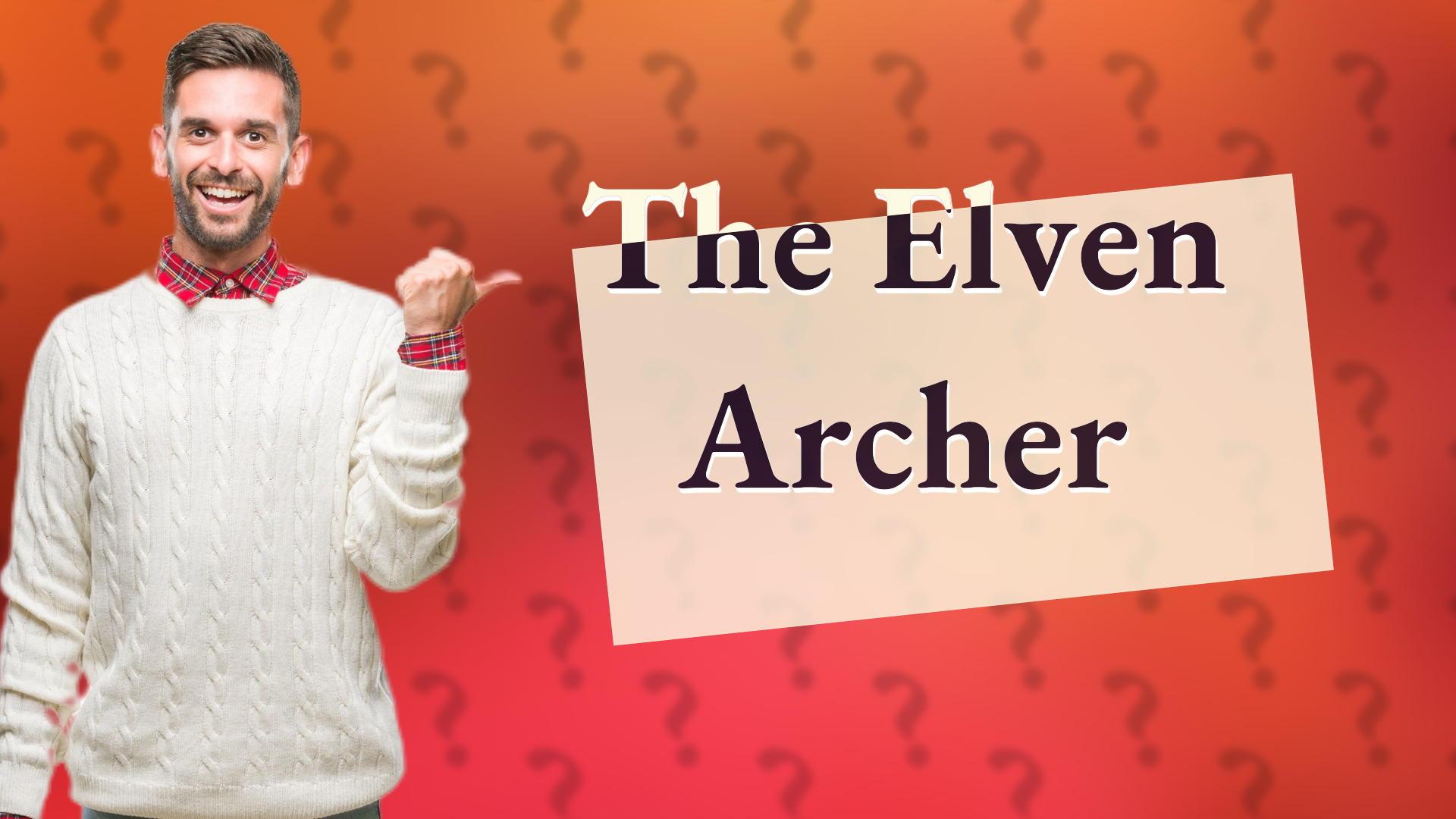The Elven Archer