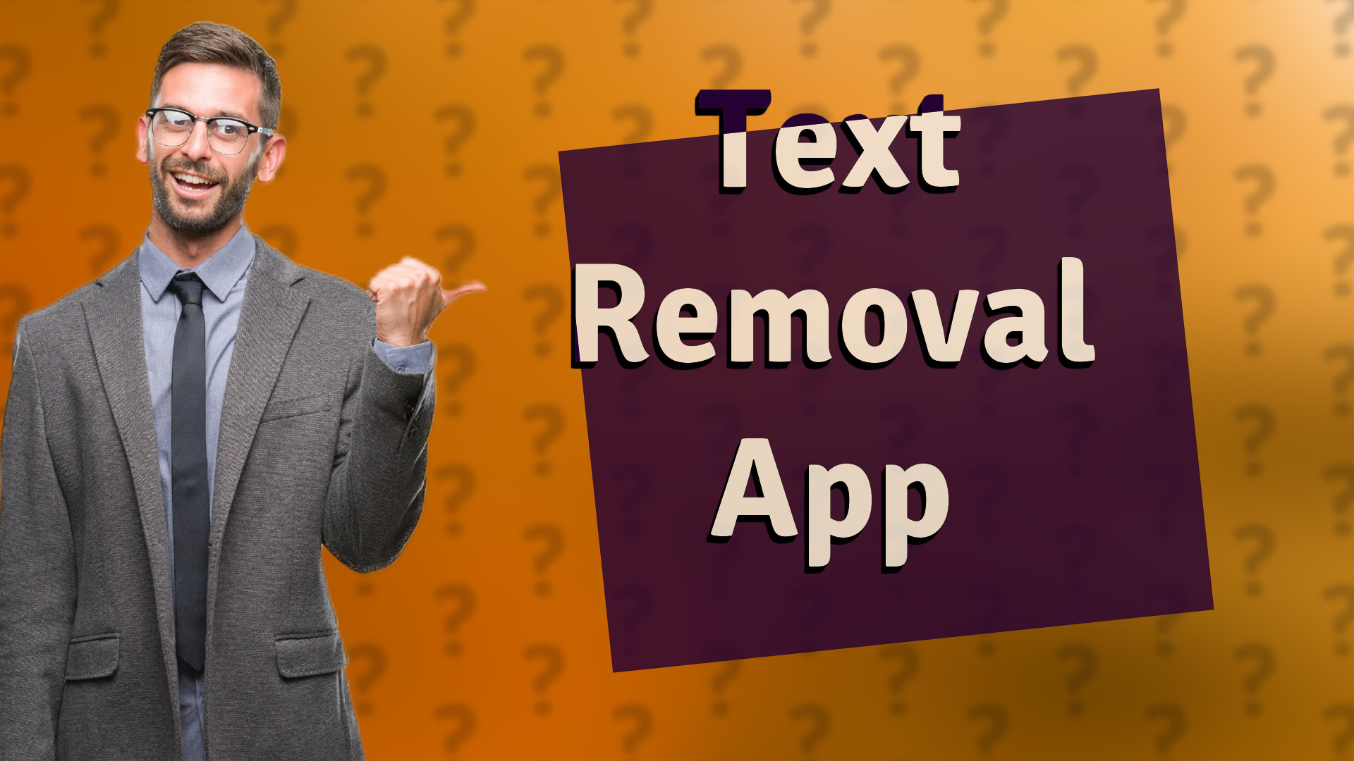 Text Removal App