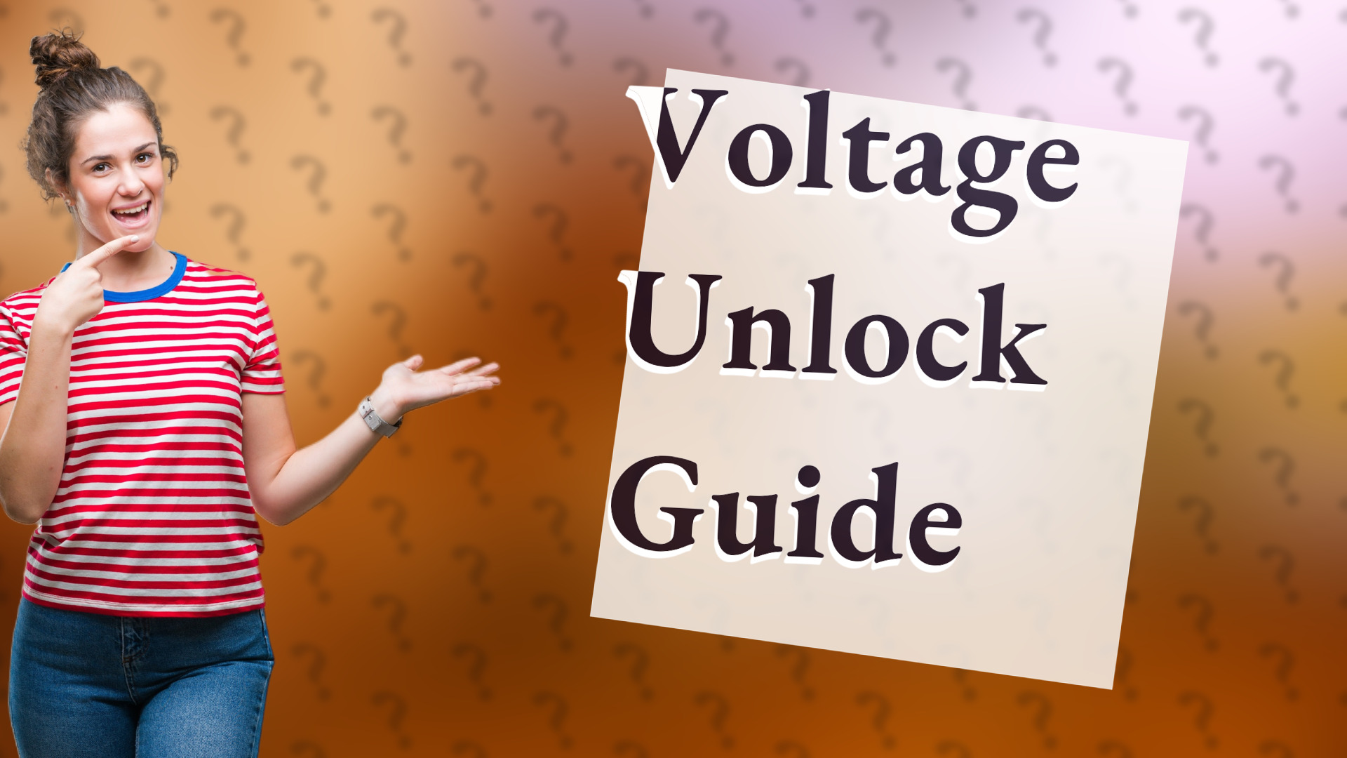 Voltage Unlock Guide