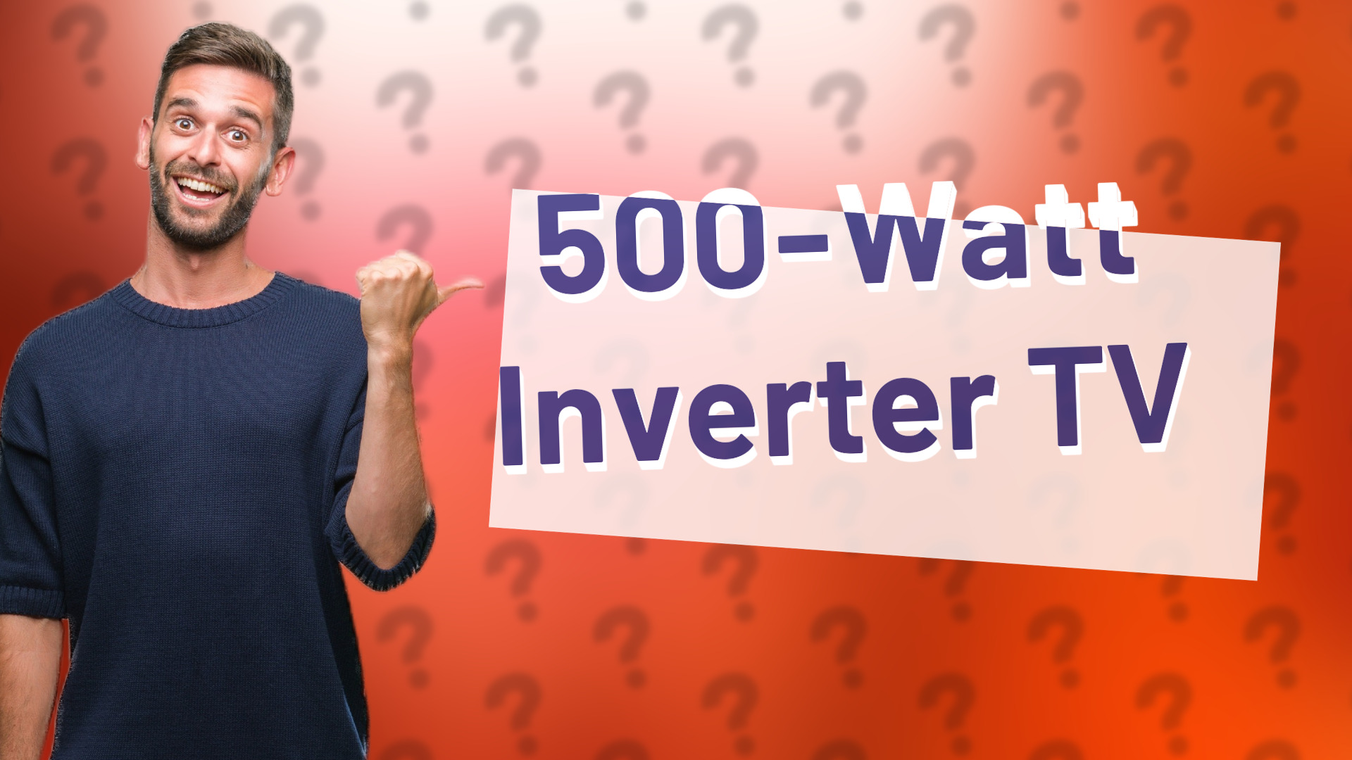 500-Watt Inverter TV