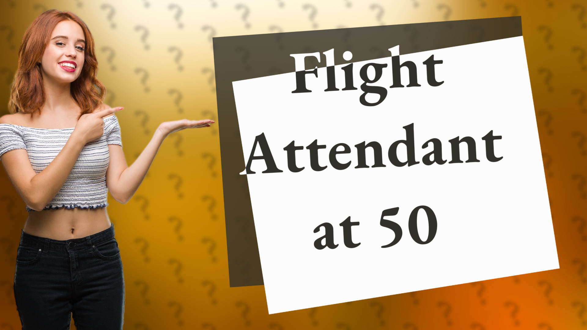 Flight Attendant at 50
