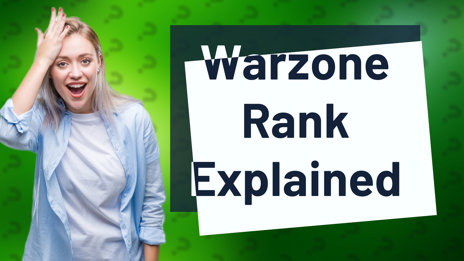 Warzone Rank Explained