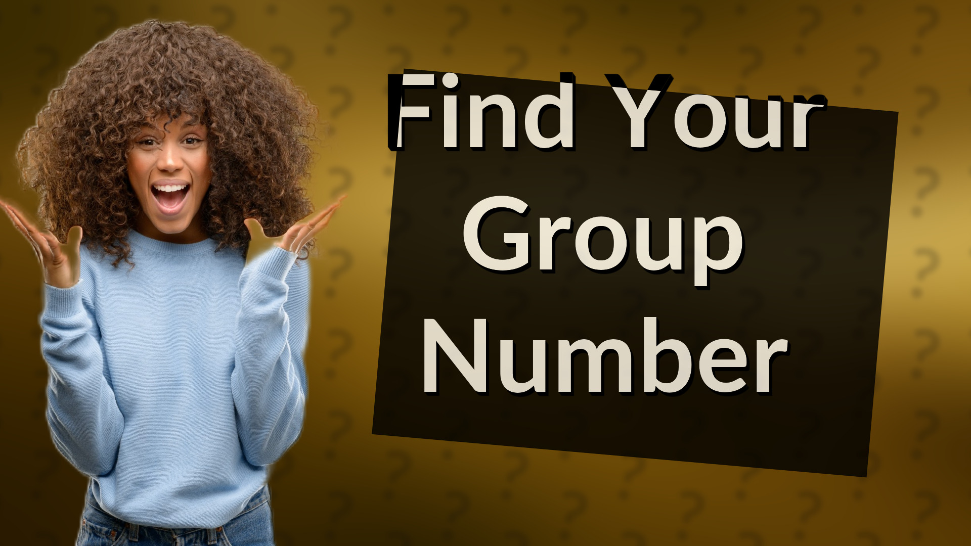 Find Your Group Number