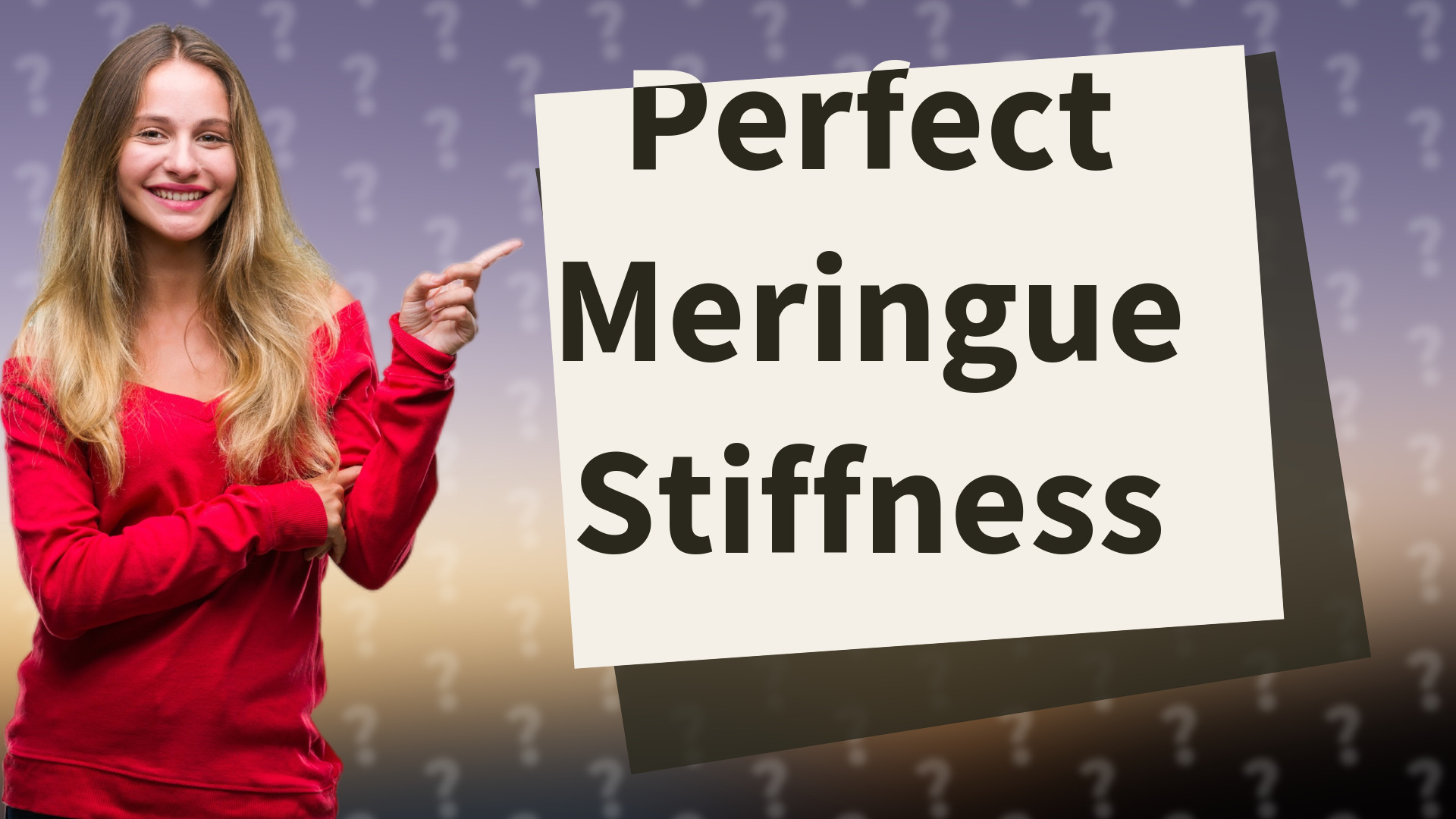 Perfect Meringue Stiffness