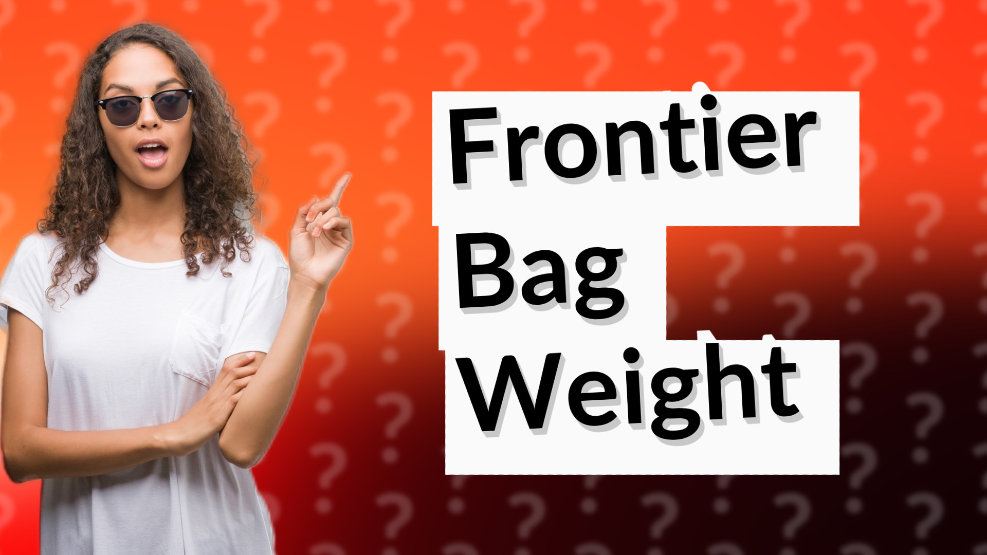 Frontier Bag Weight