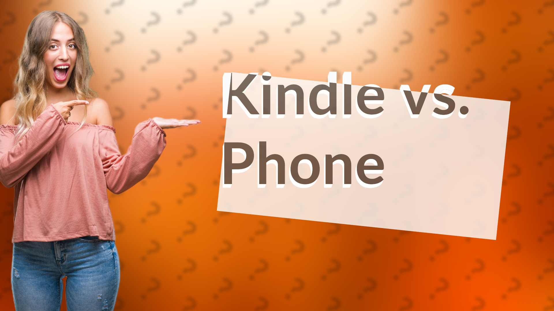 Kindle vs. Phone