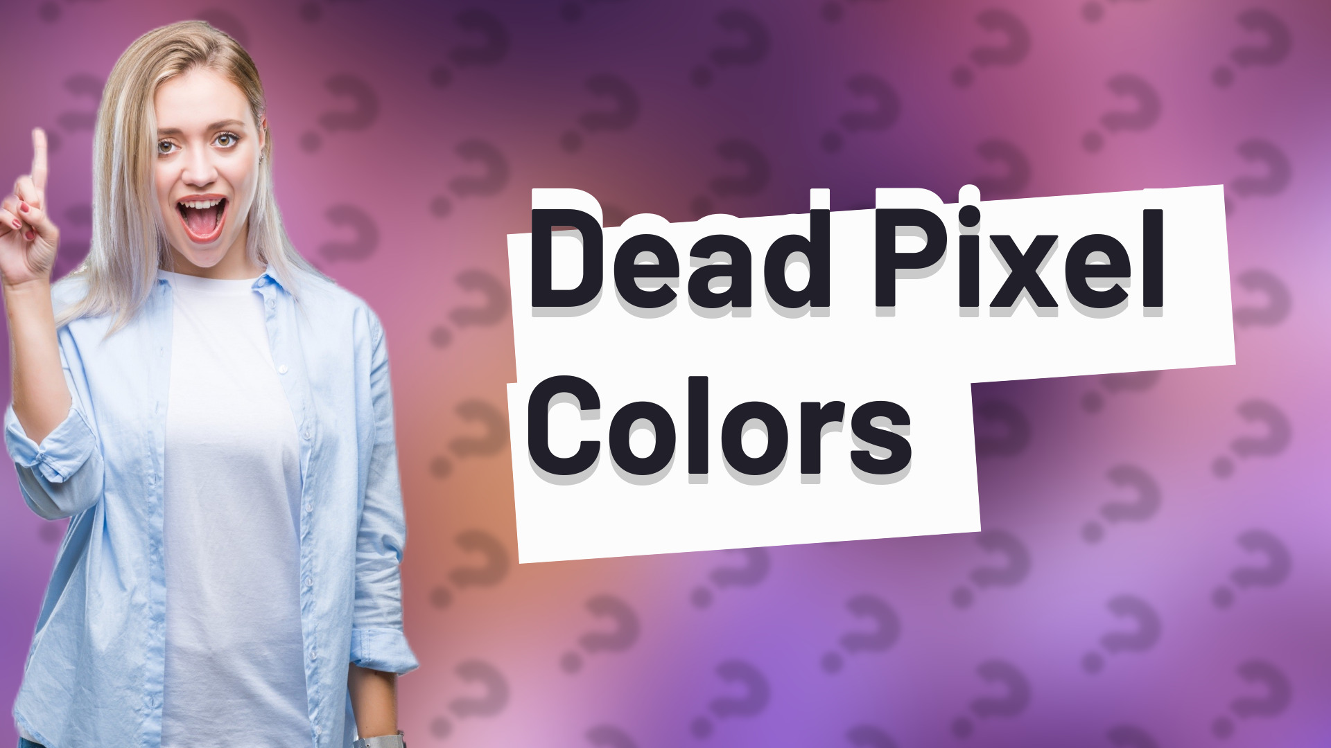 Dead Pixel Colors