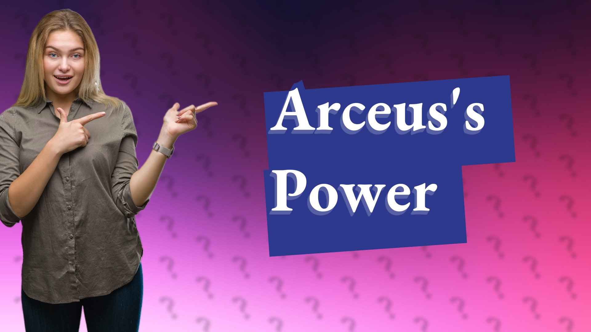 Arceus's Power