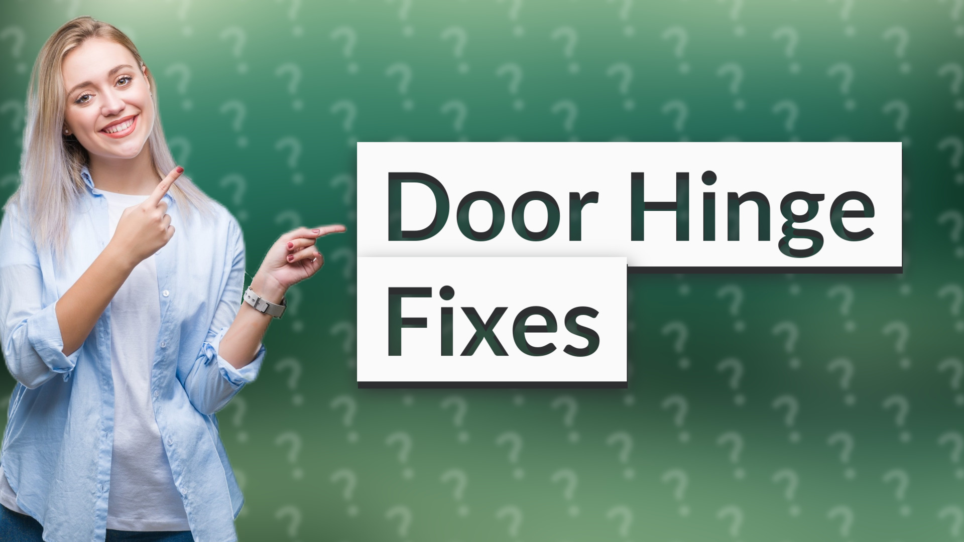 Door Hinge Fixes