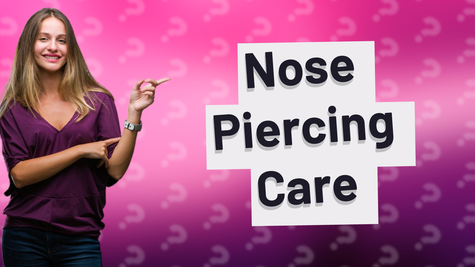 Nose Piercing Care