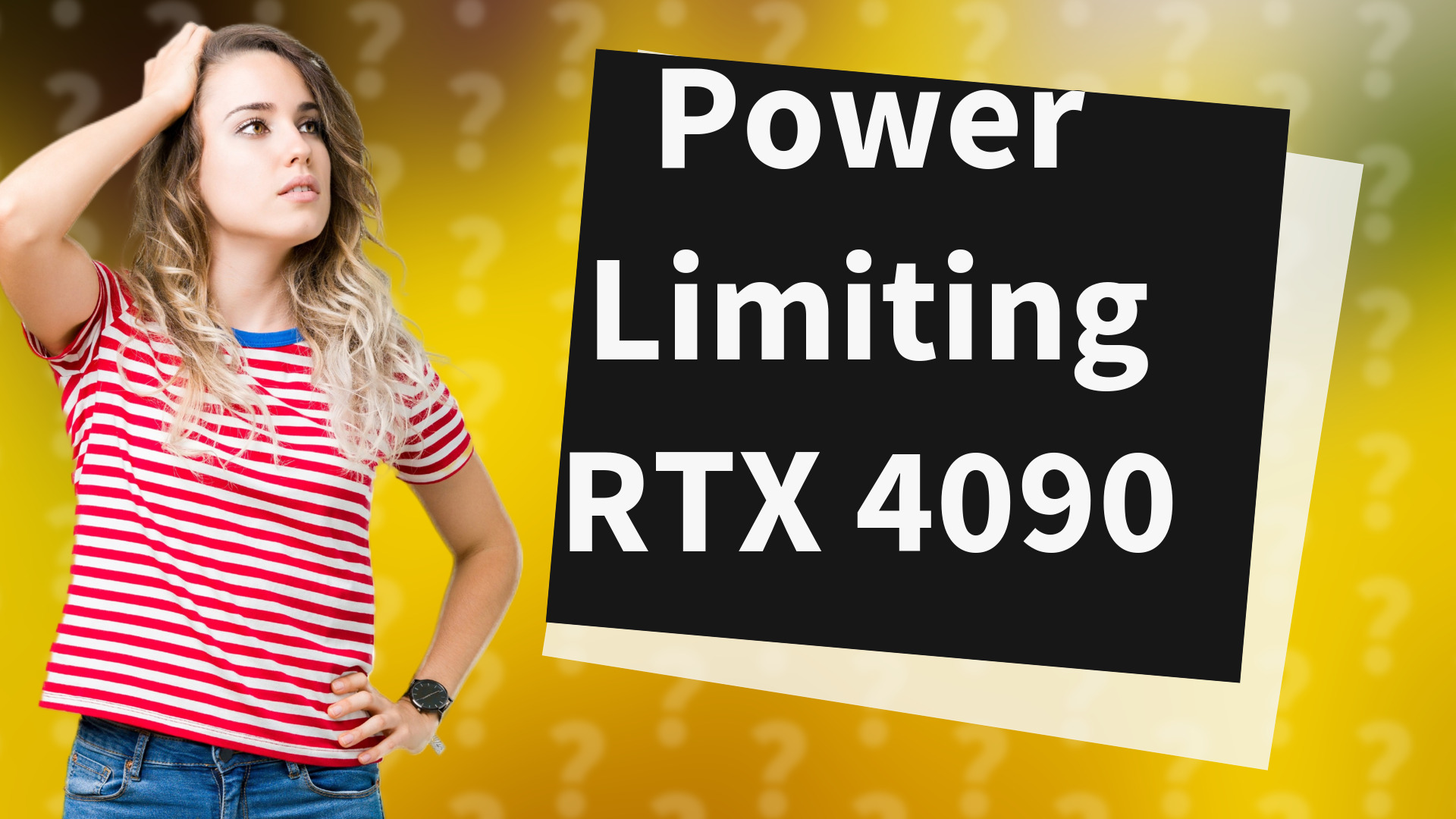 Power Limiting RTX 4090