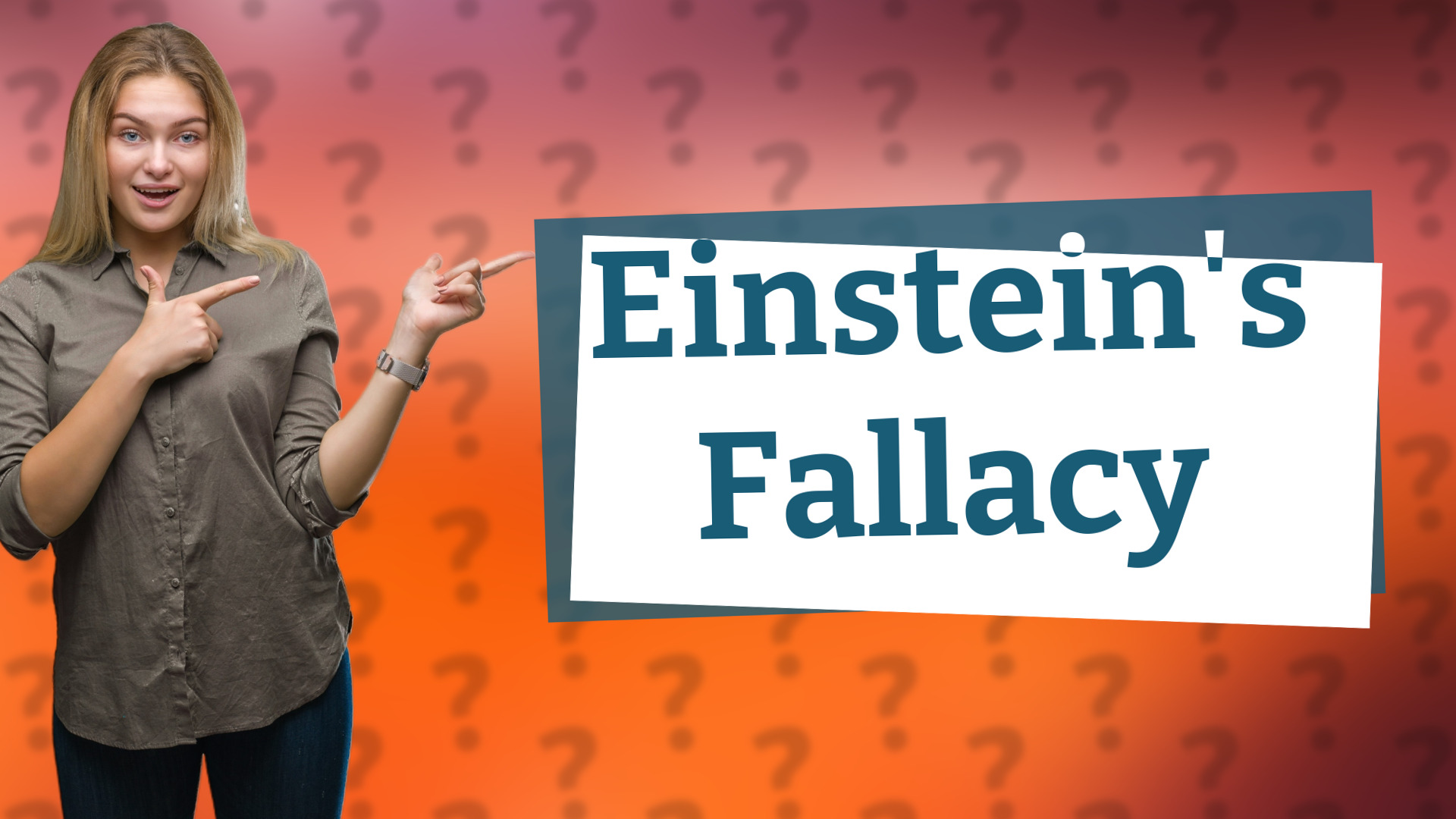 Einstein's Fallacy