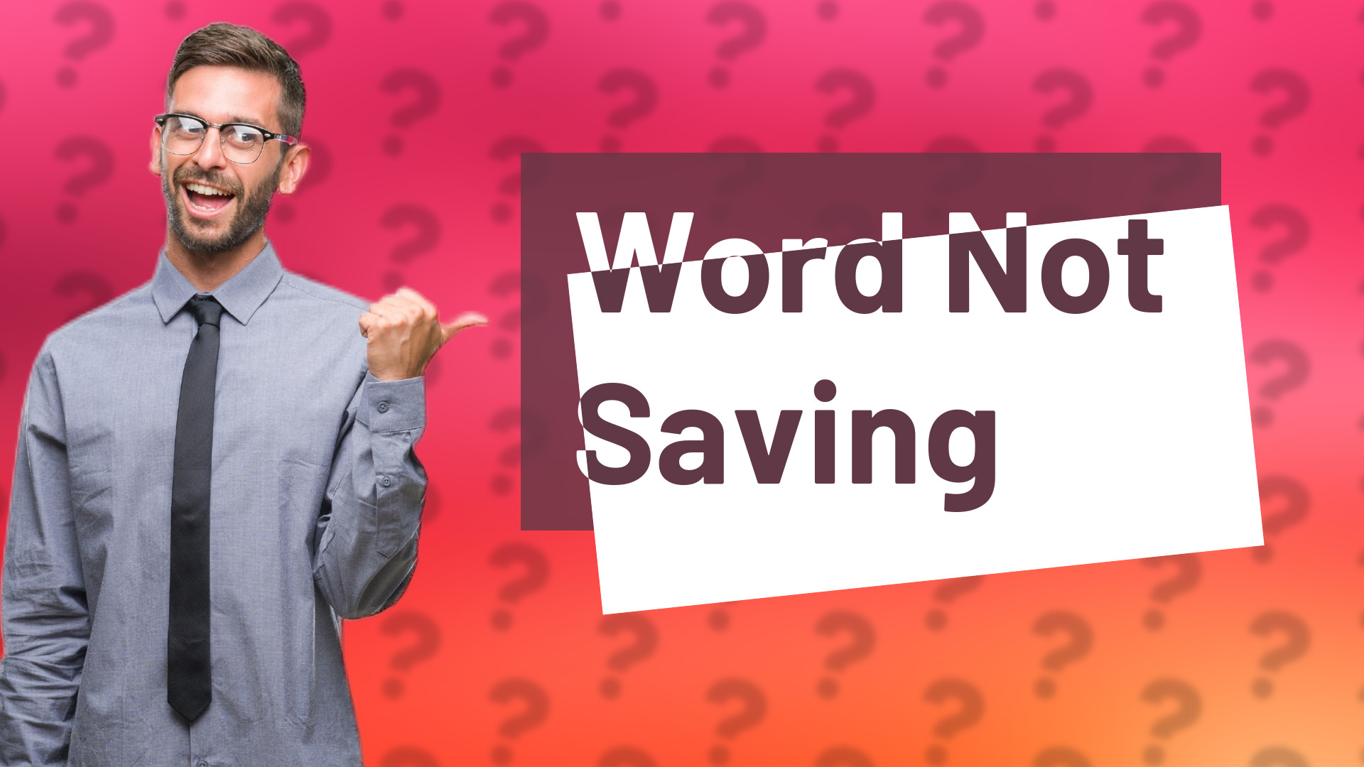 Word Not Saving