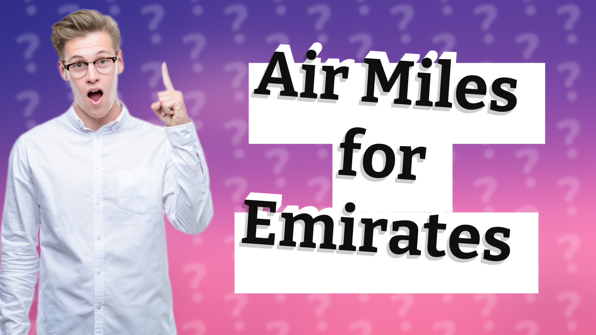 Air Miles for Emirates