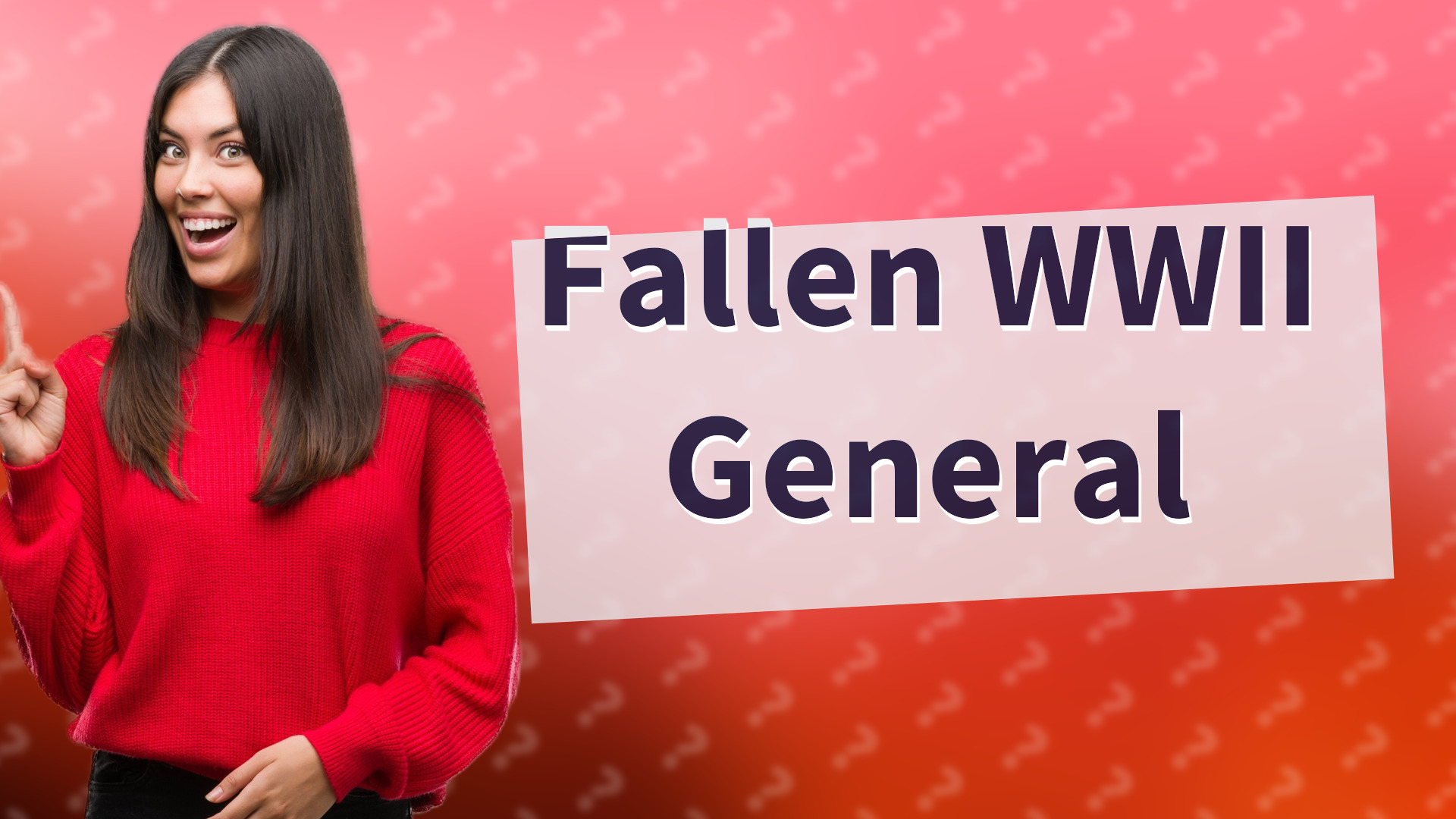 Fallen WWII General