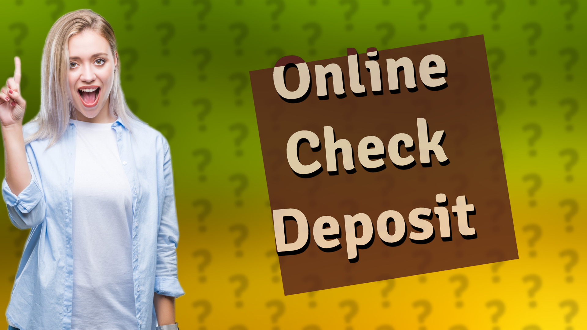 Online Check Deposit