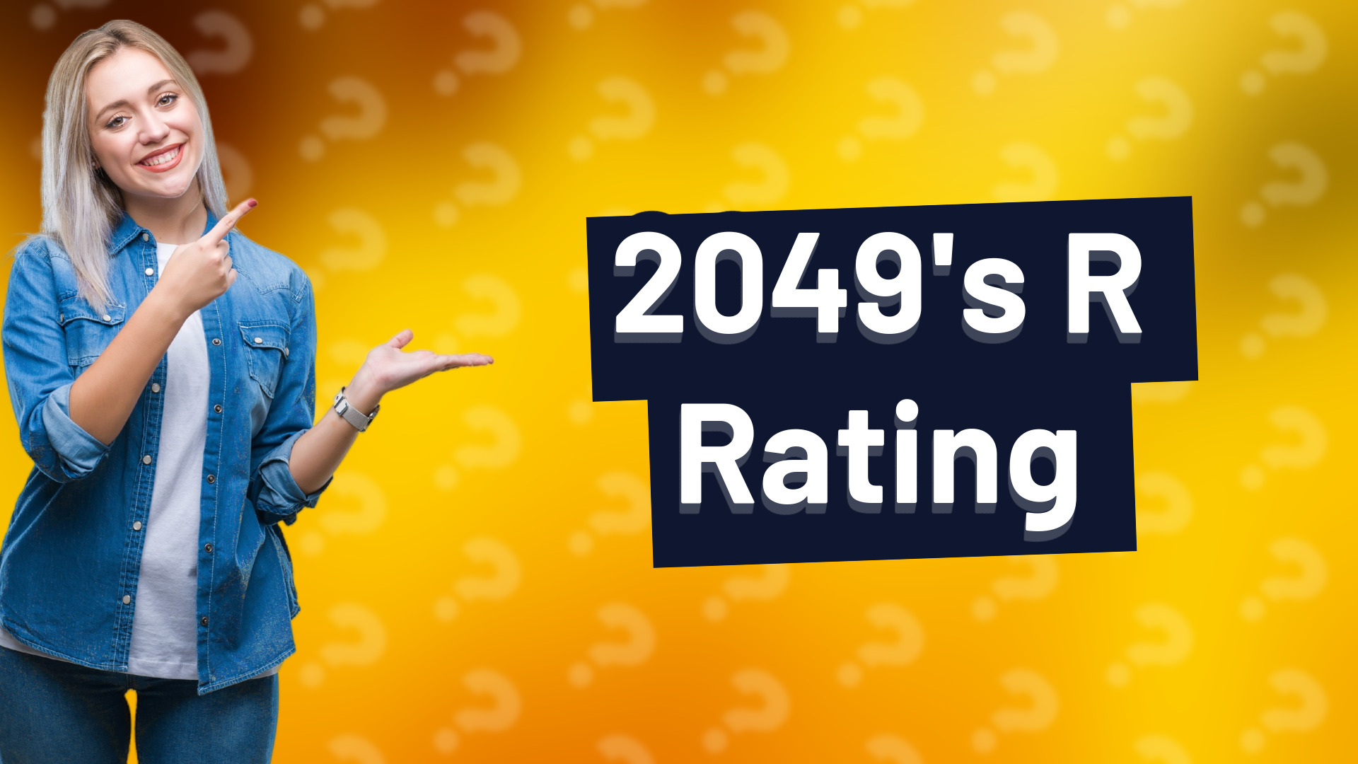 2049's R Rating