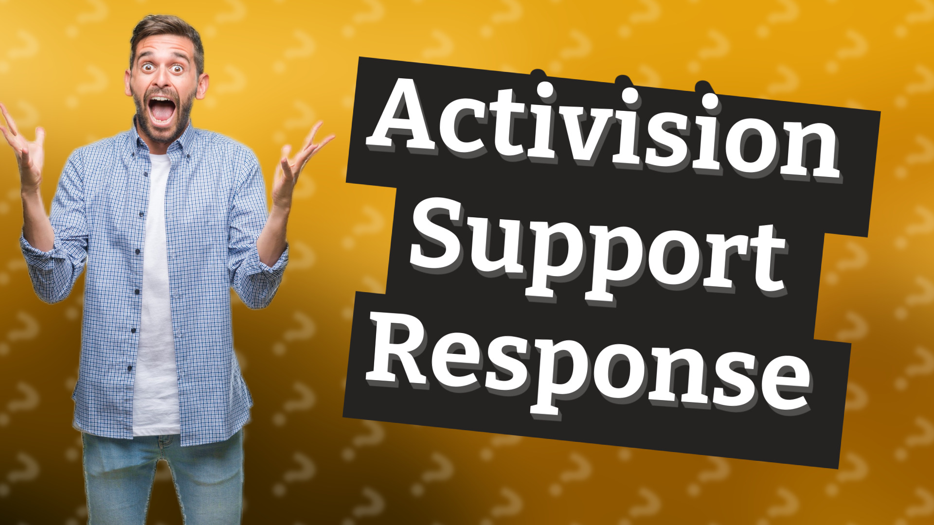 Activision Support Response