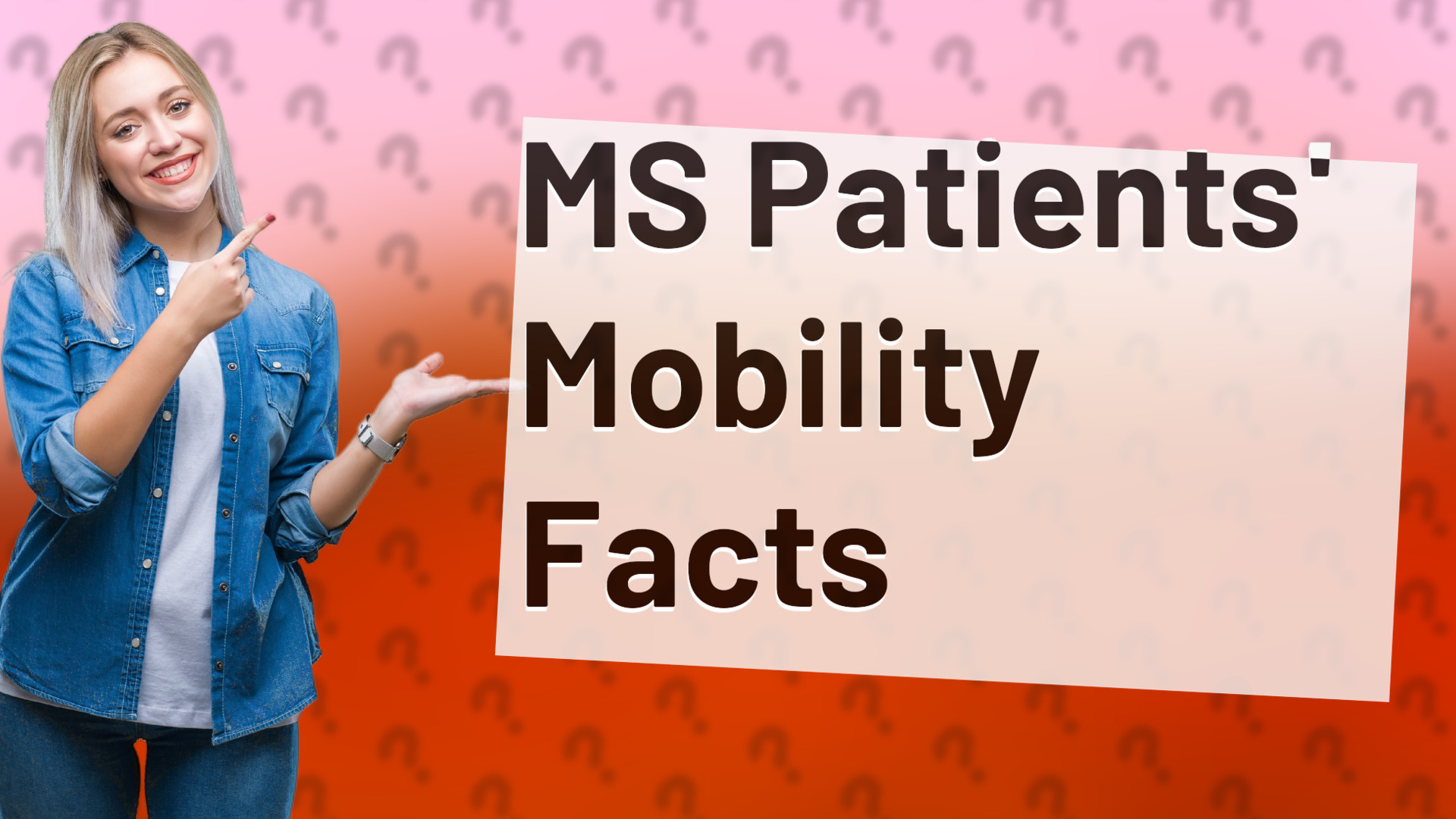 MS Patients' Mobility Facts