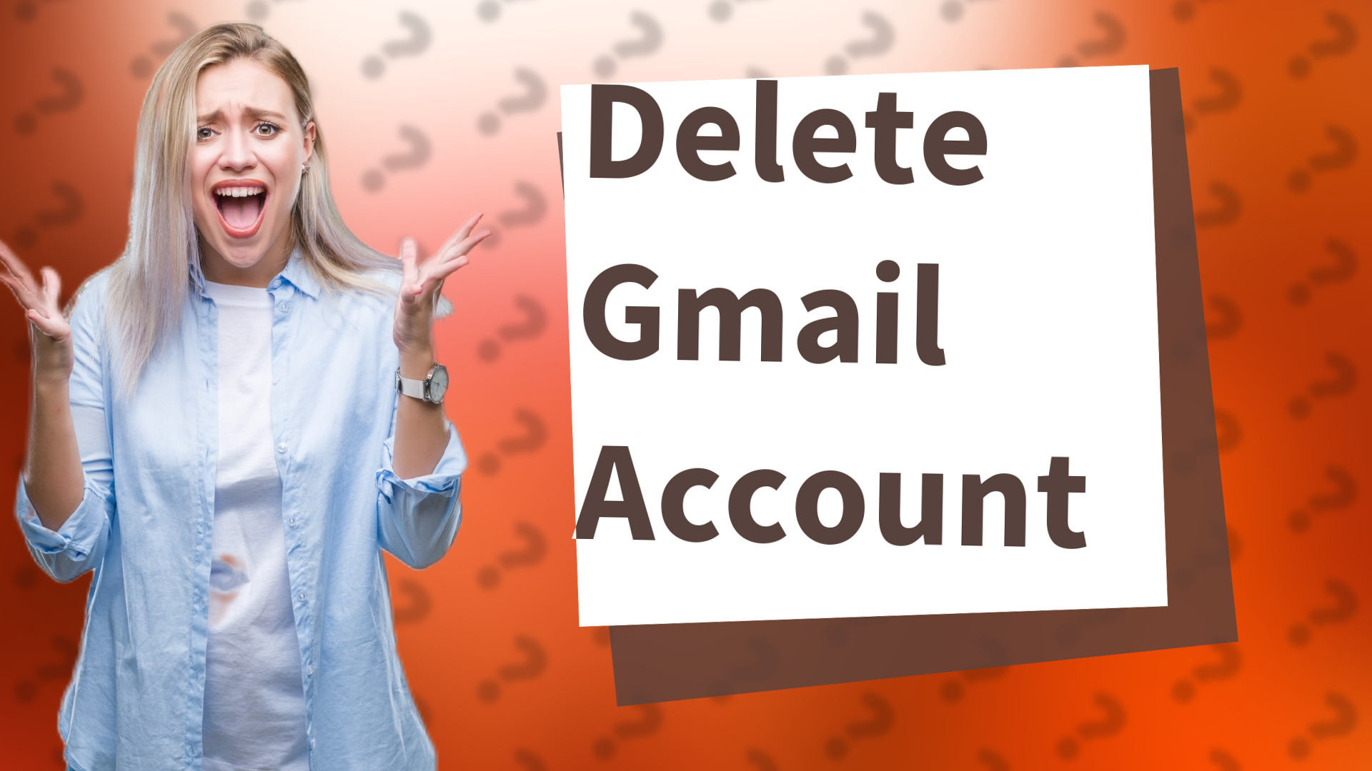 Delete Gmail Account