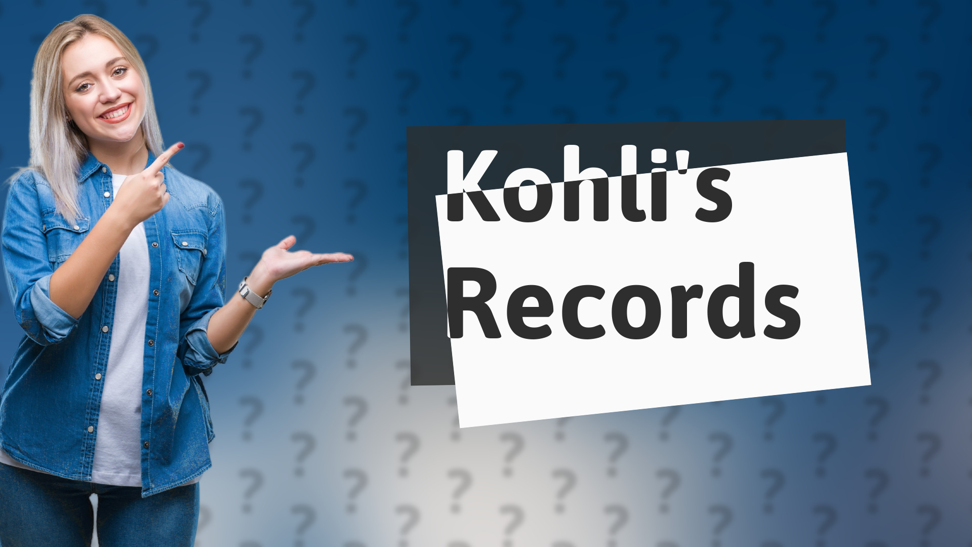 Kohli's Records