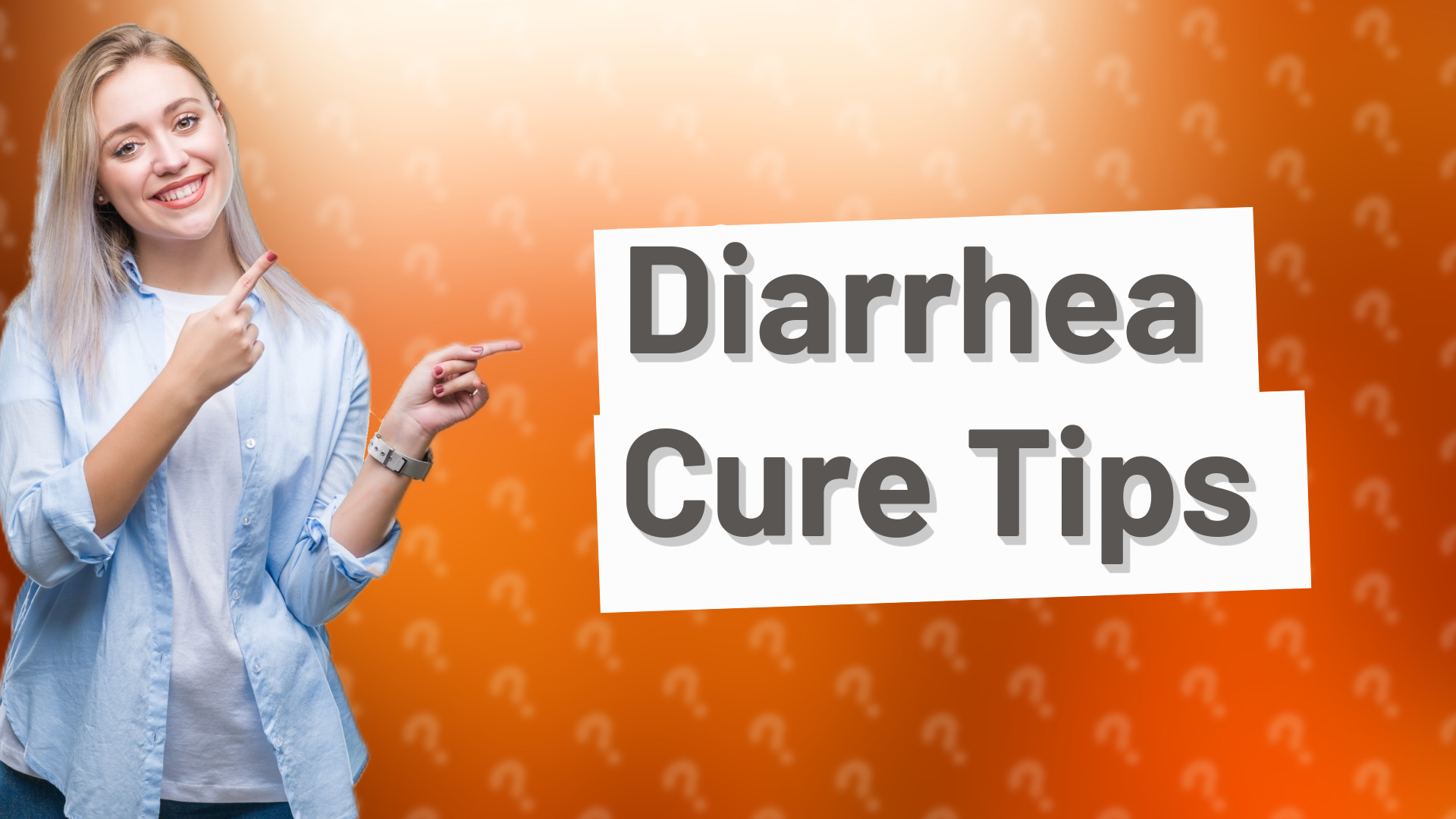Diarrhea Cure Tips
