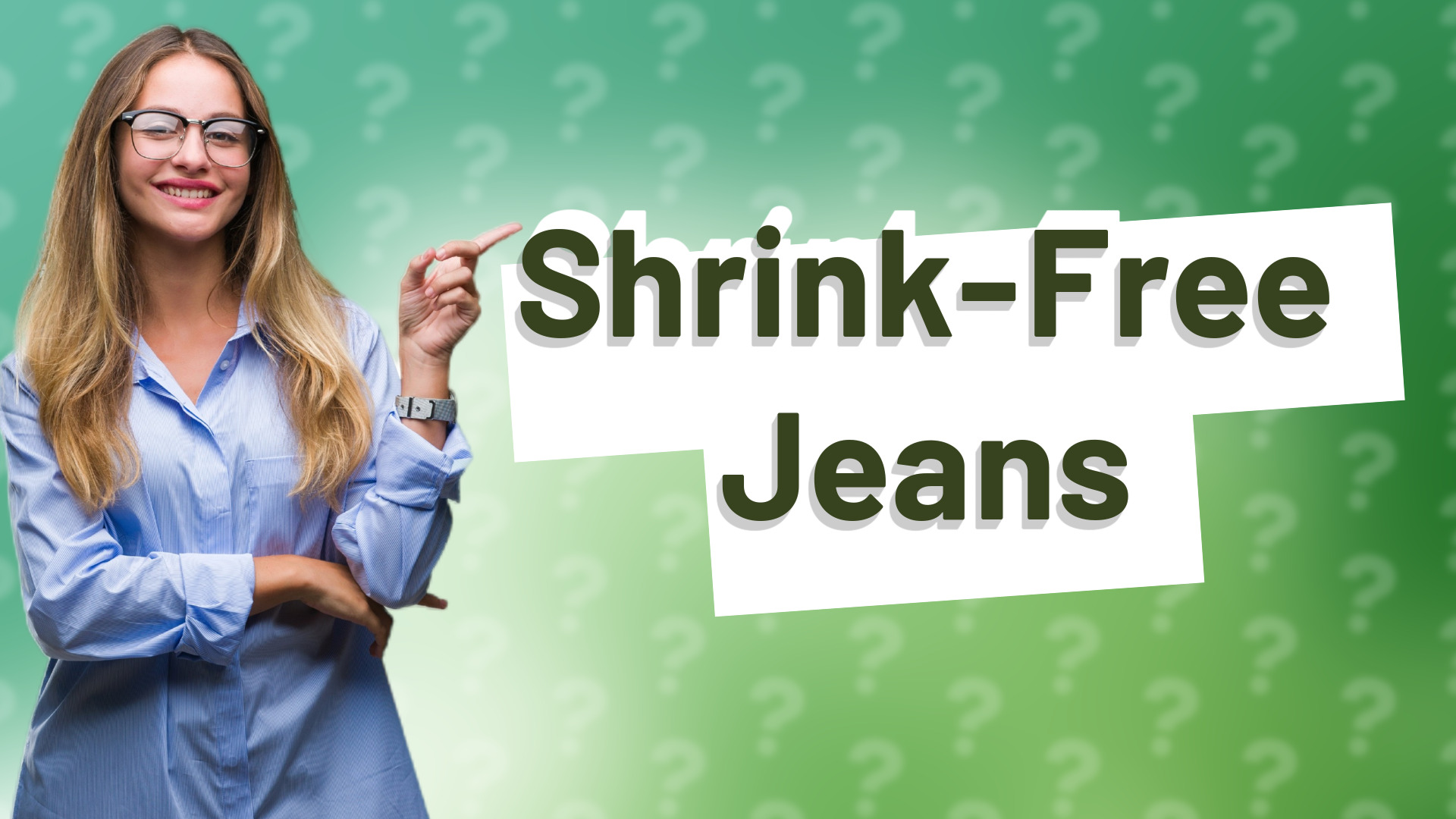Shrink-Free Jeans
