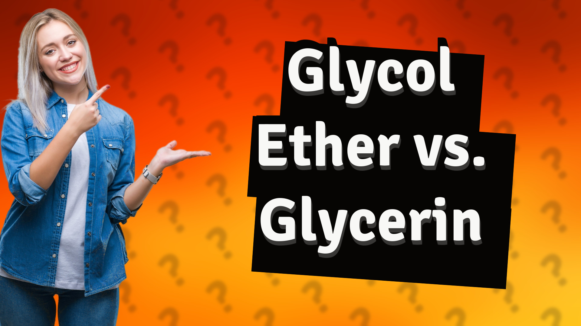 Glycol Ether vs. Glycerin