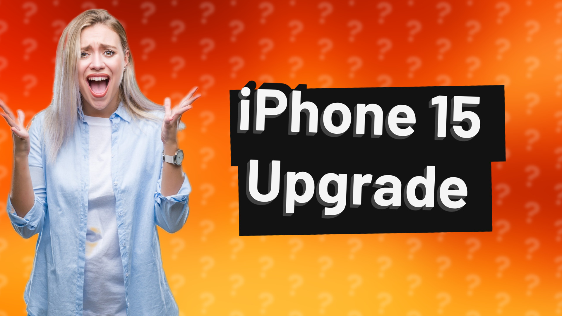 iPhone 15 Upgrade