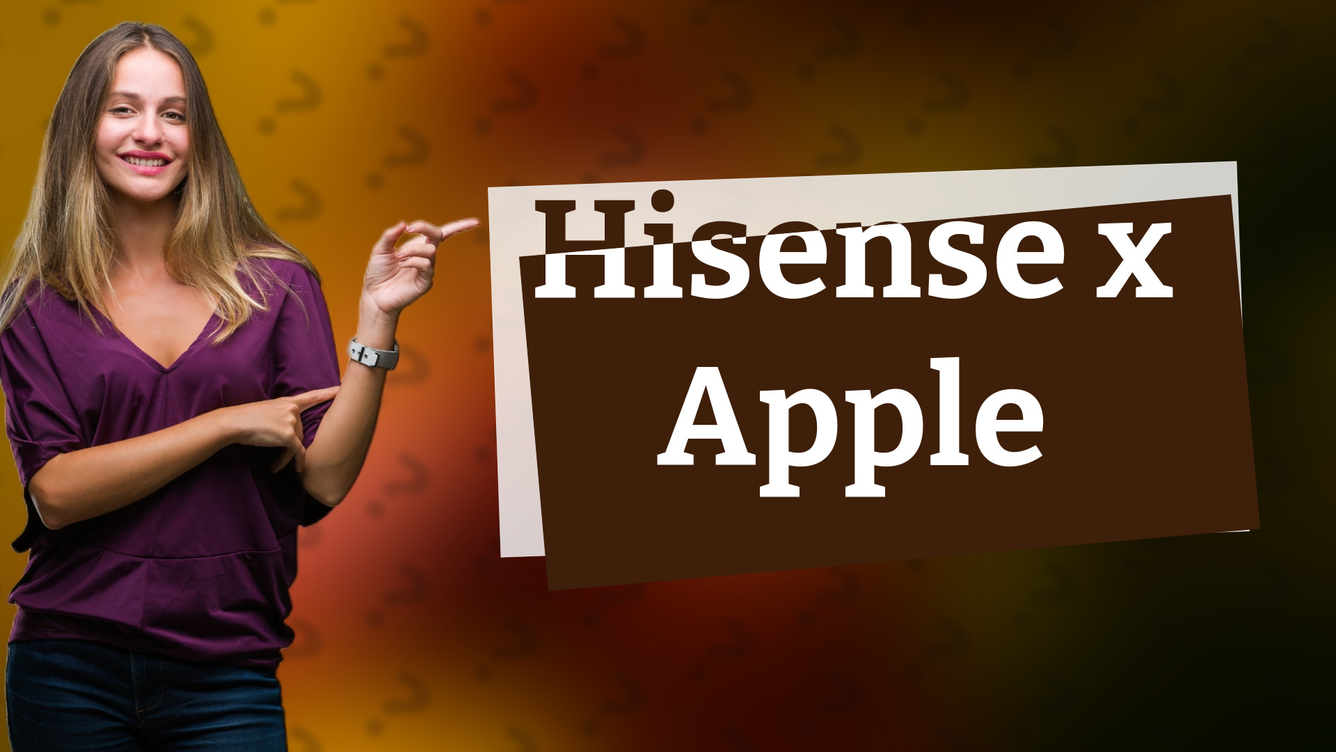 Hisense x Apple