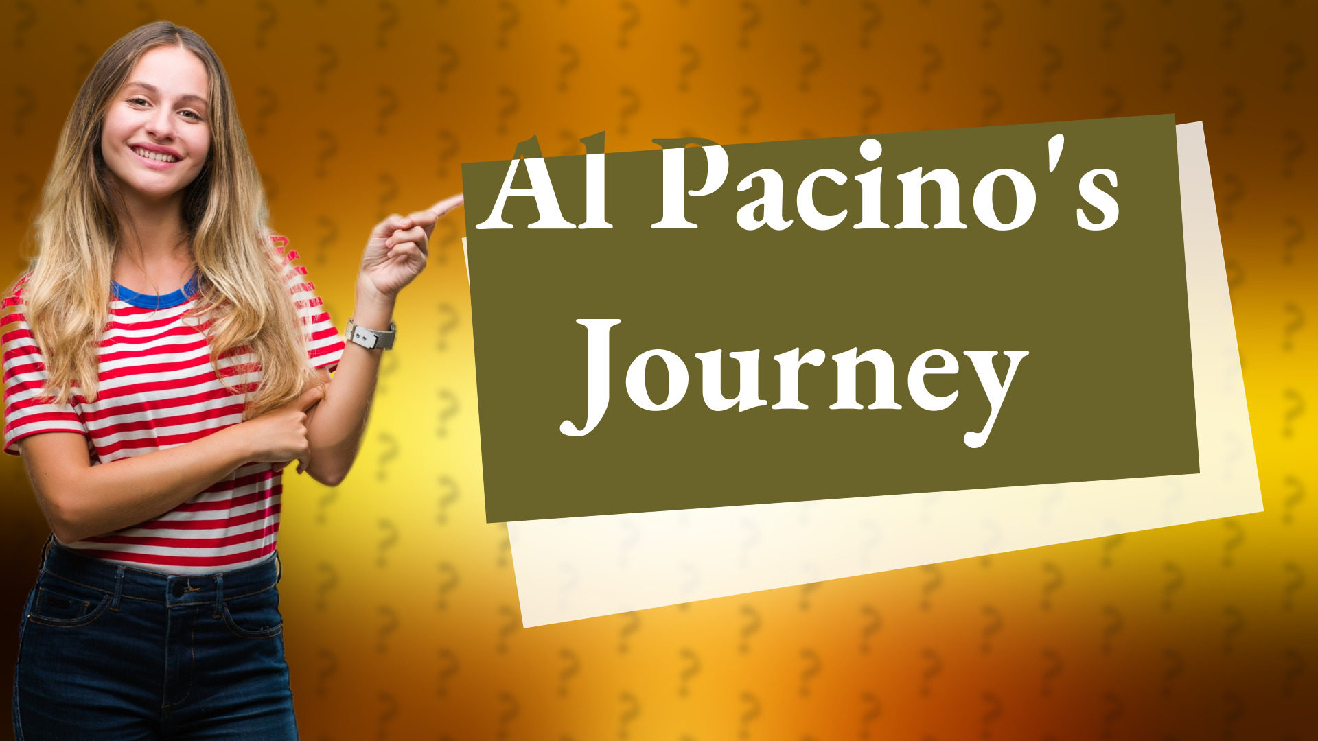 Al Pacino's Journey