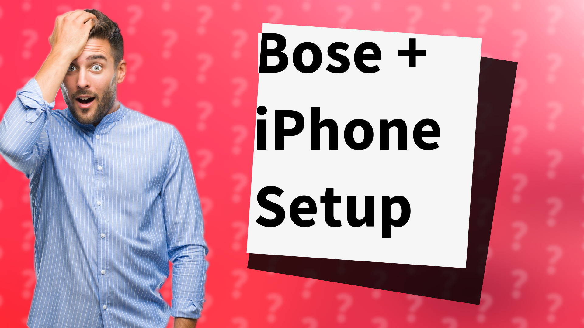 Bose + iPhone Setup