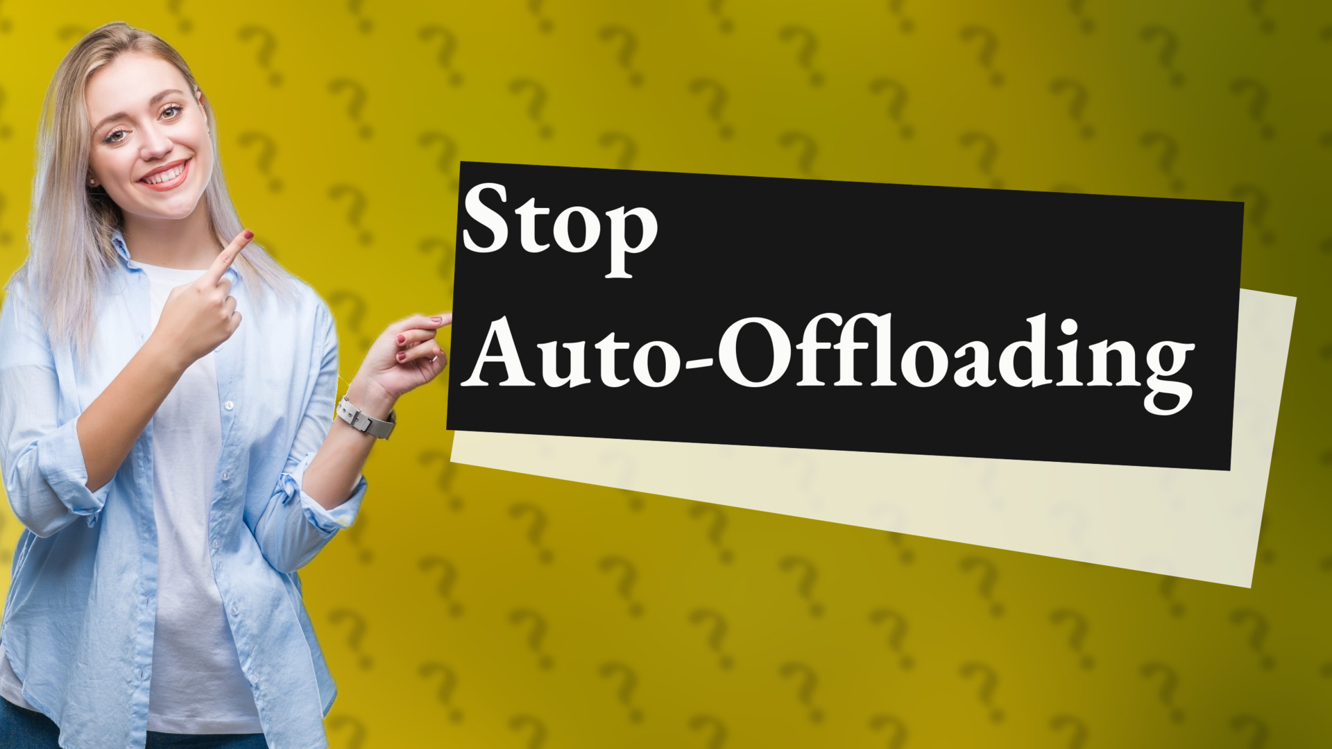 Stop Auto-Offloading