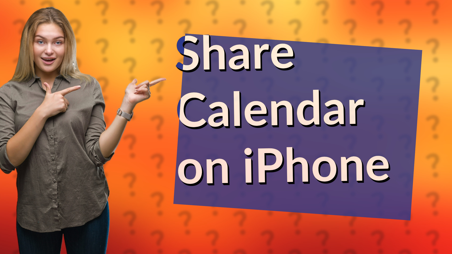 Share Calendar on iPhone