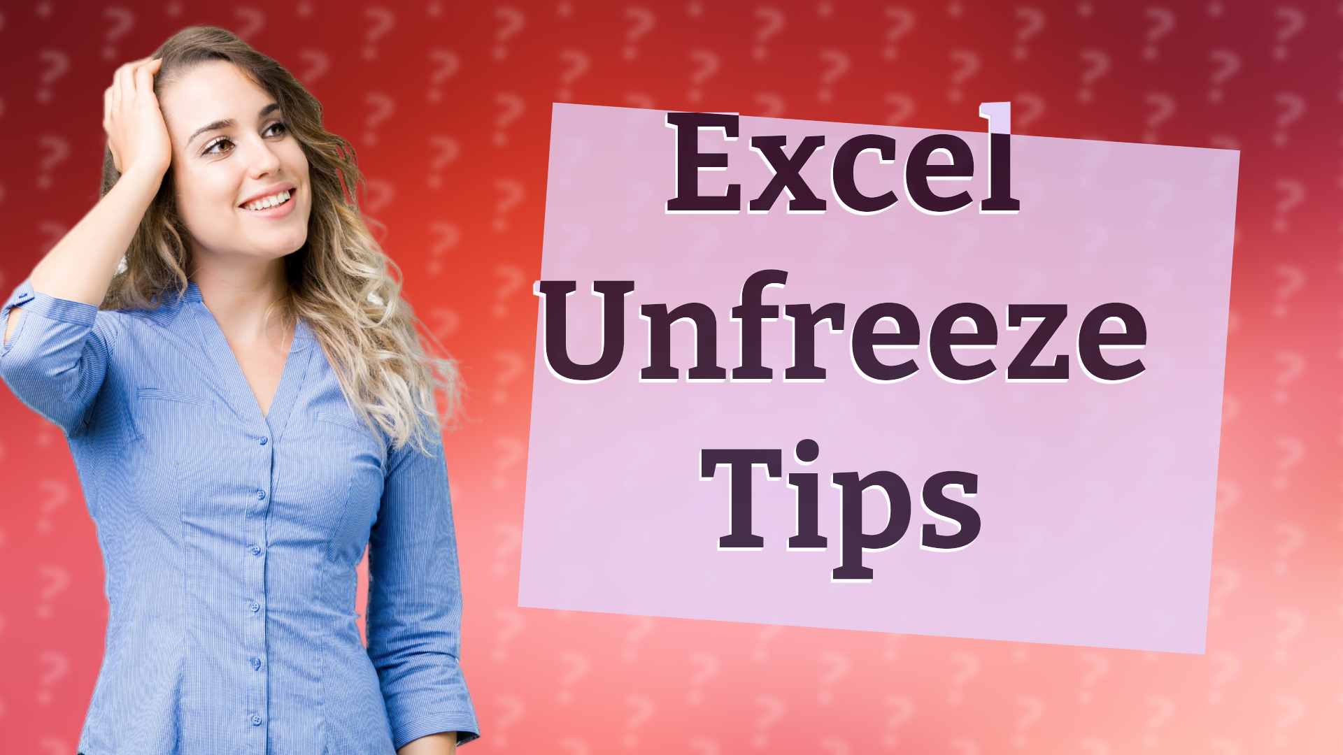 Excel Unfreeze Tips