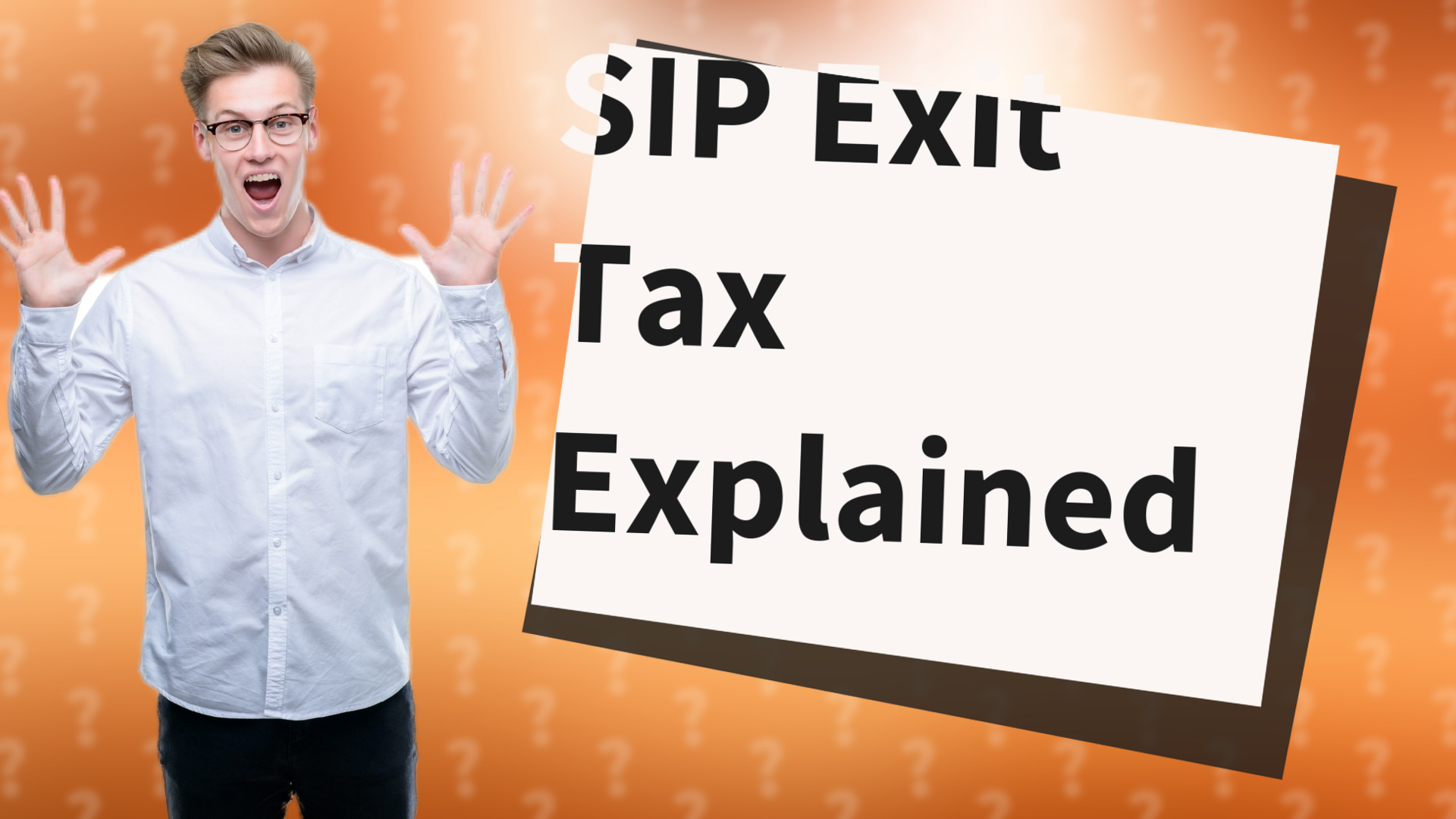 SIP Exit Tax Explained