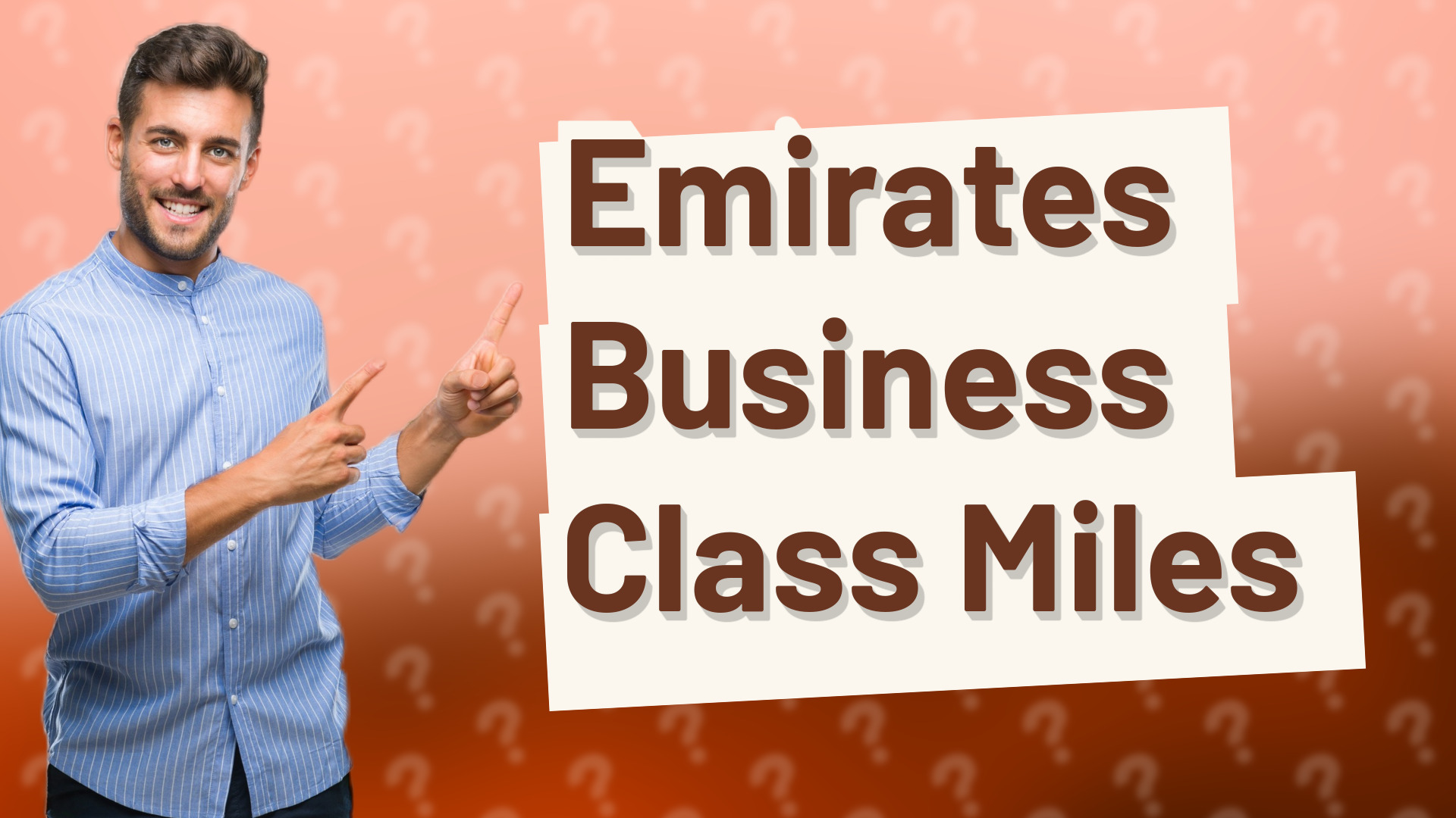 Emirates Business Class Miles