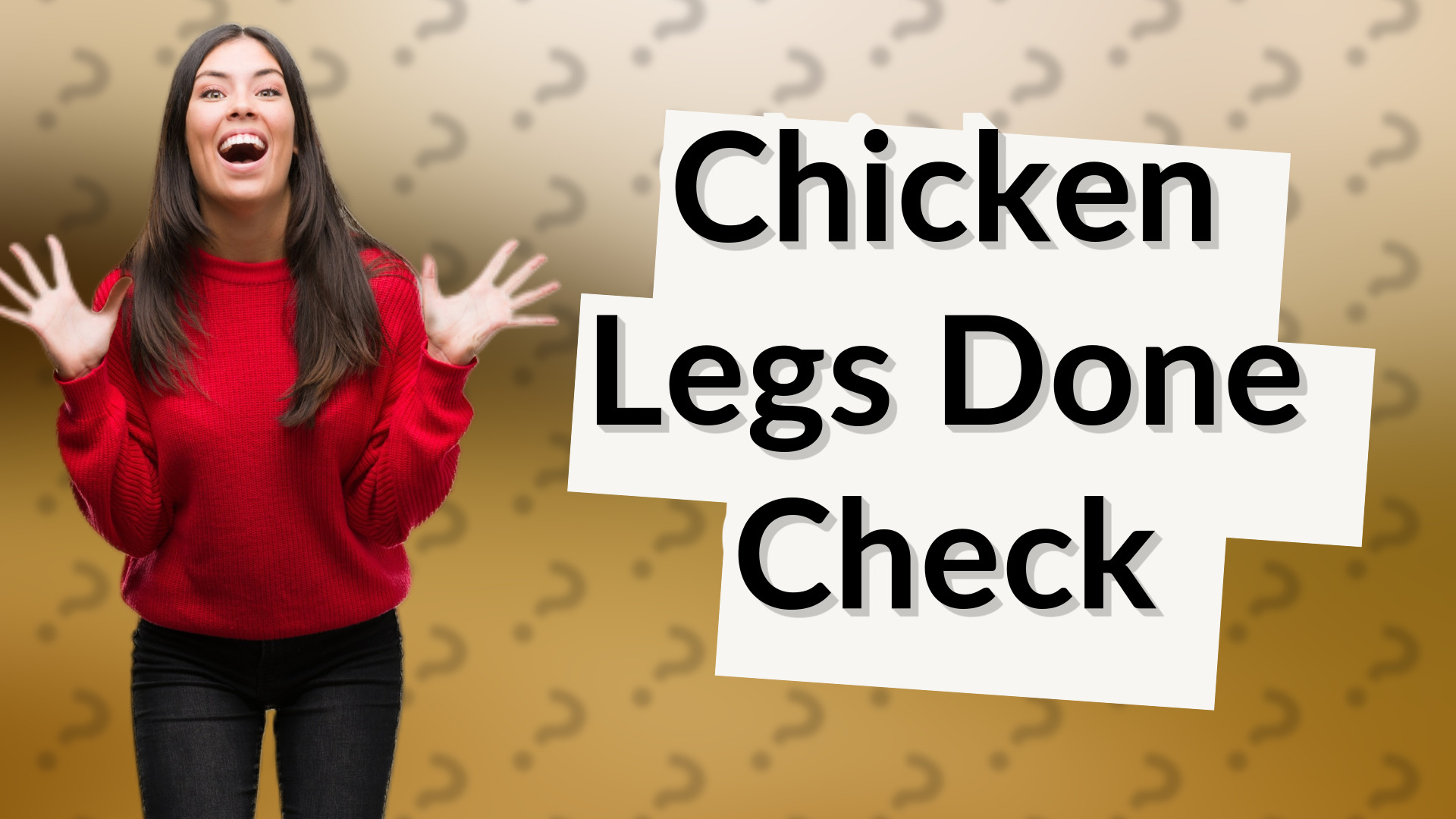 Chicken Legs Done Check