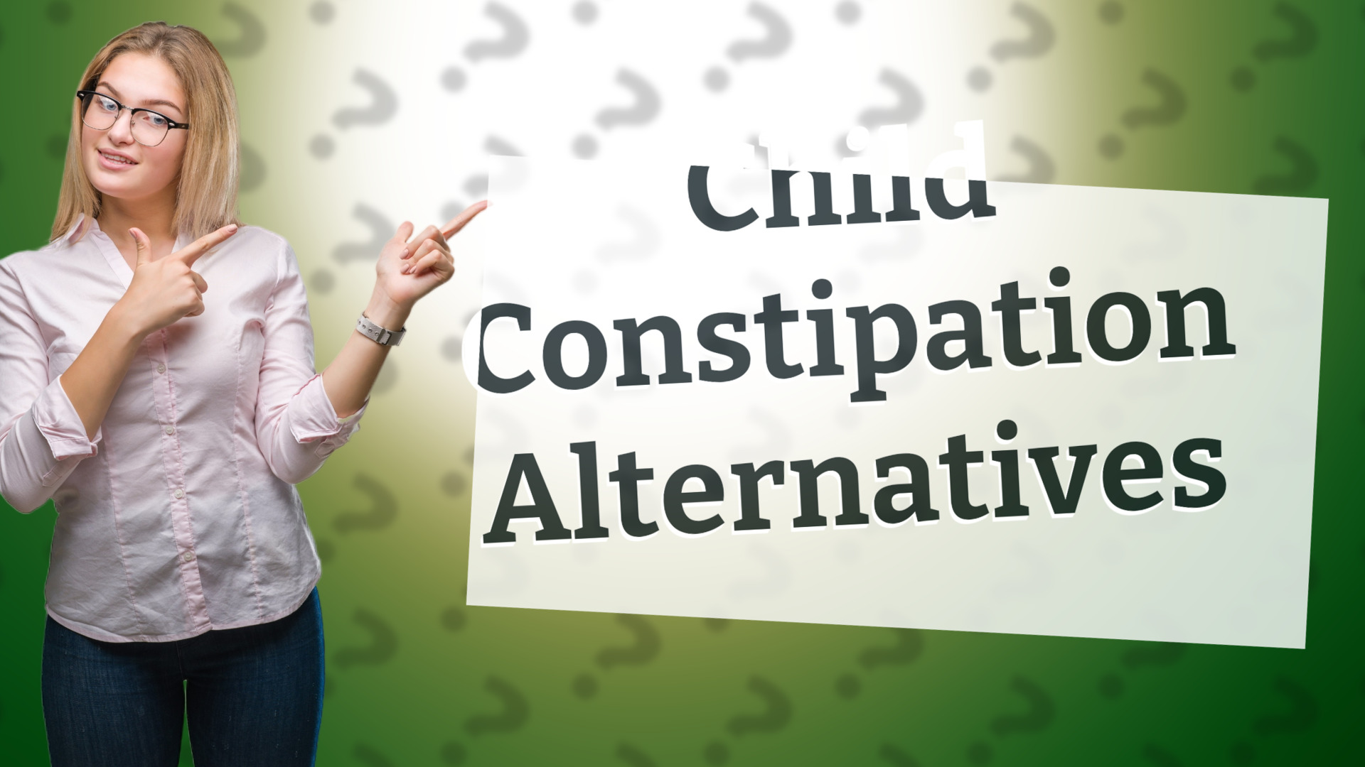 Child Constipation Alternatives