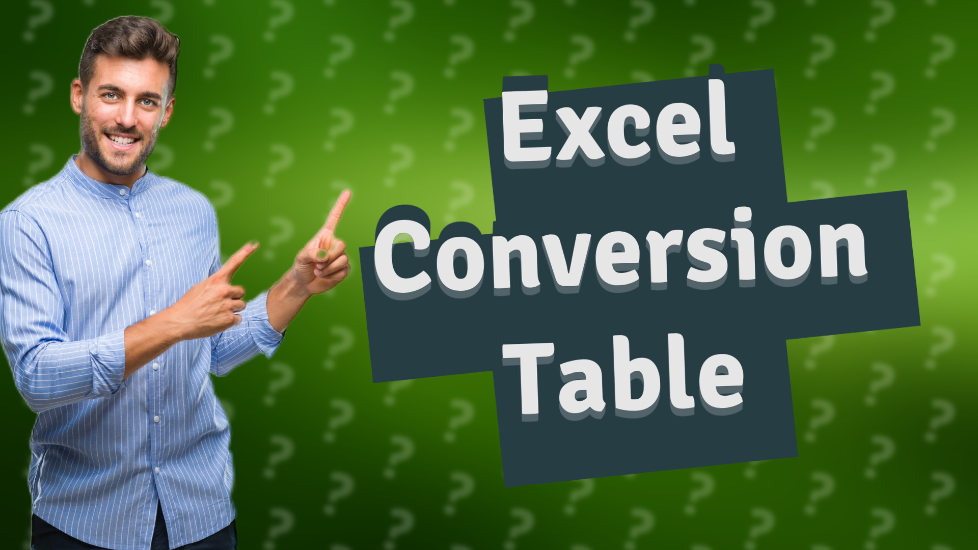 Excel Conversion Table